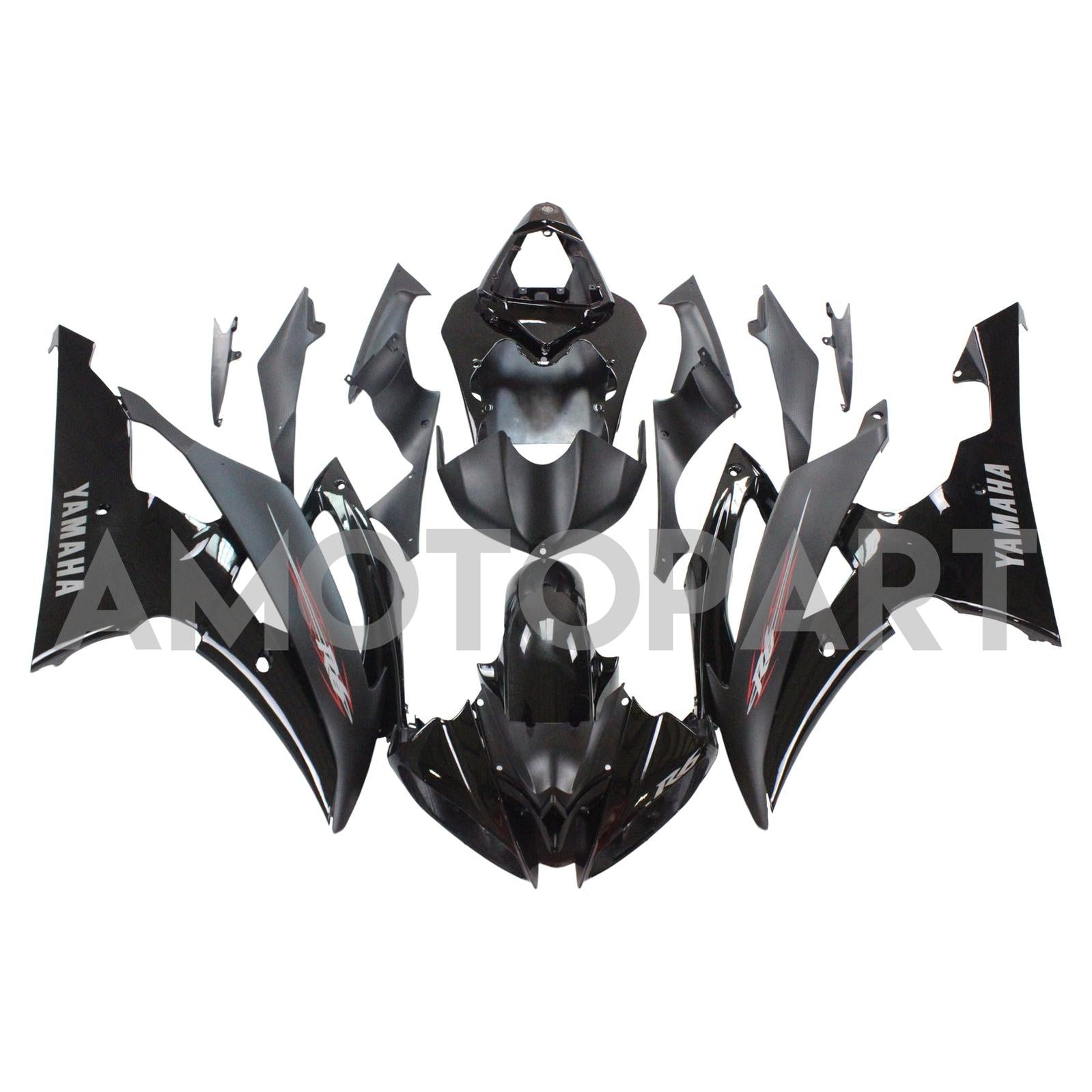 Amotopart 2008-2016 Yamaha YZF 600 R6 Fairing Kit Collection One