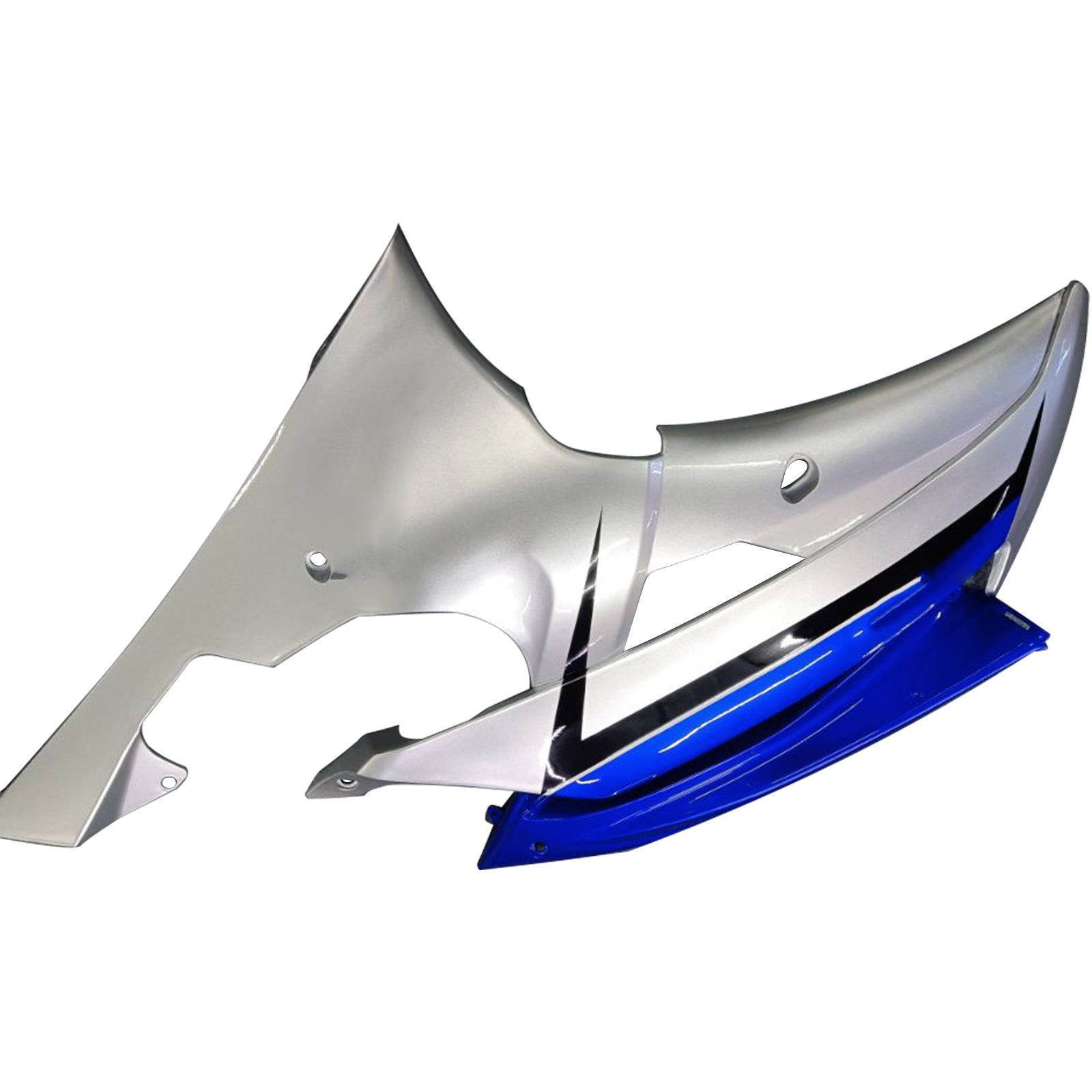 Amotopart 2008-2016 YZF 600 R6 Yamaha Blue&Silver Fairing Kit