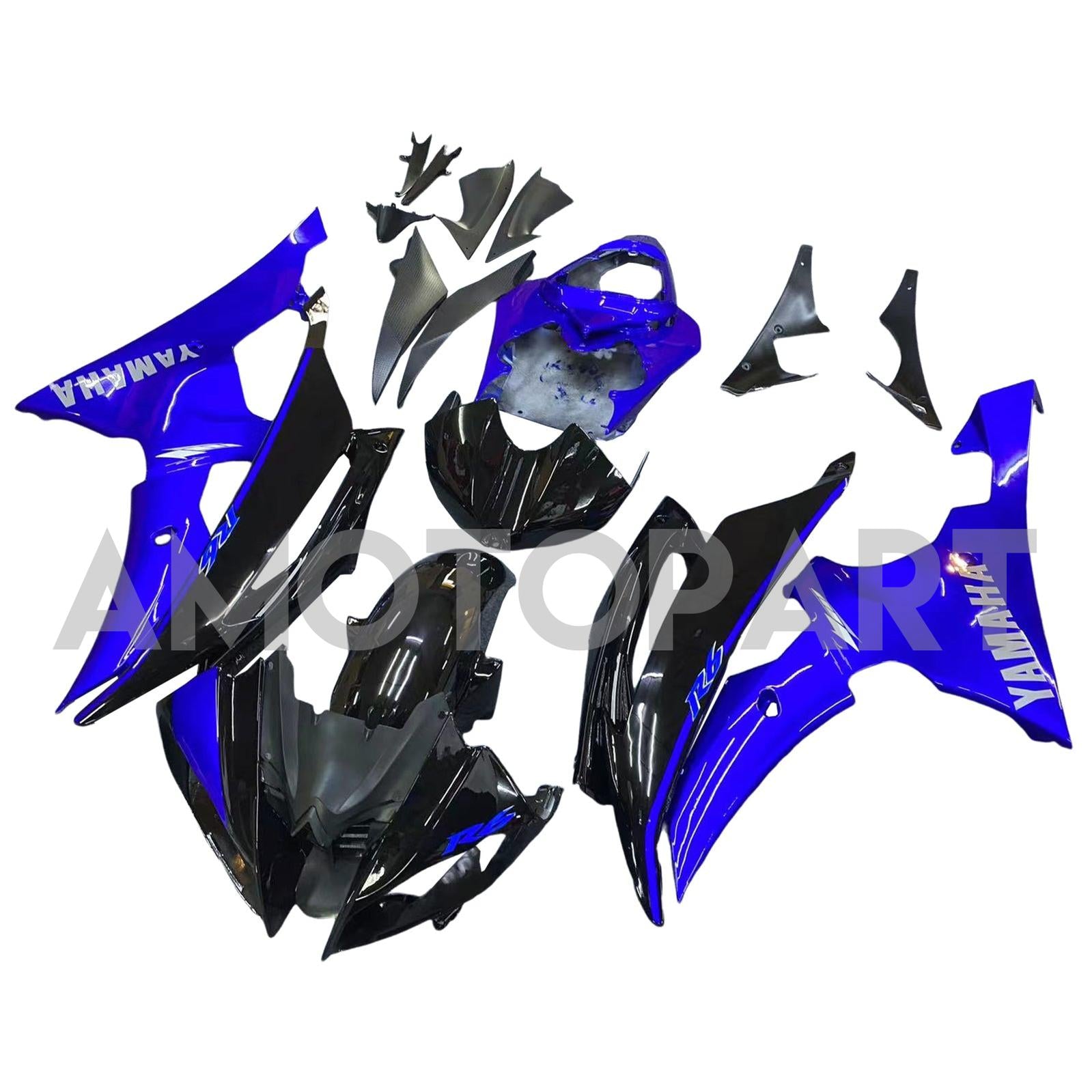 Wtryskowe Zestaw owiewki nadwozia Plastikowe ABS ABS do Yamaha YZF 600 R6 2008-2016