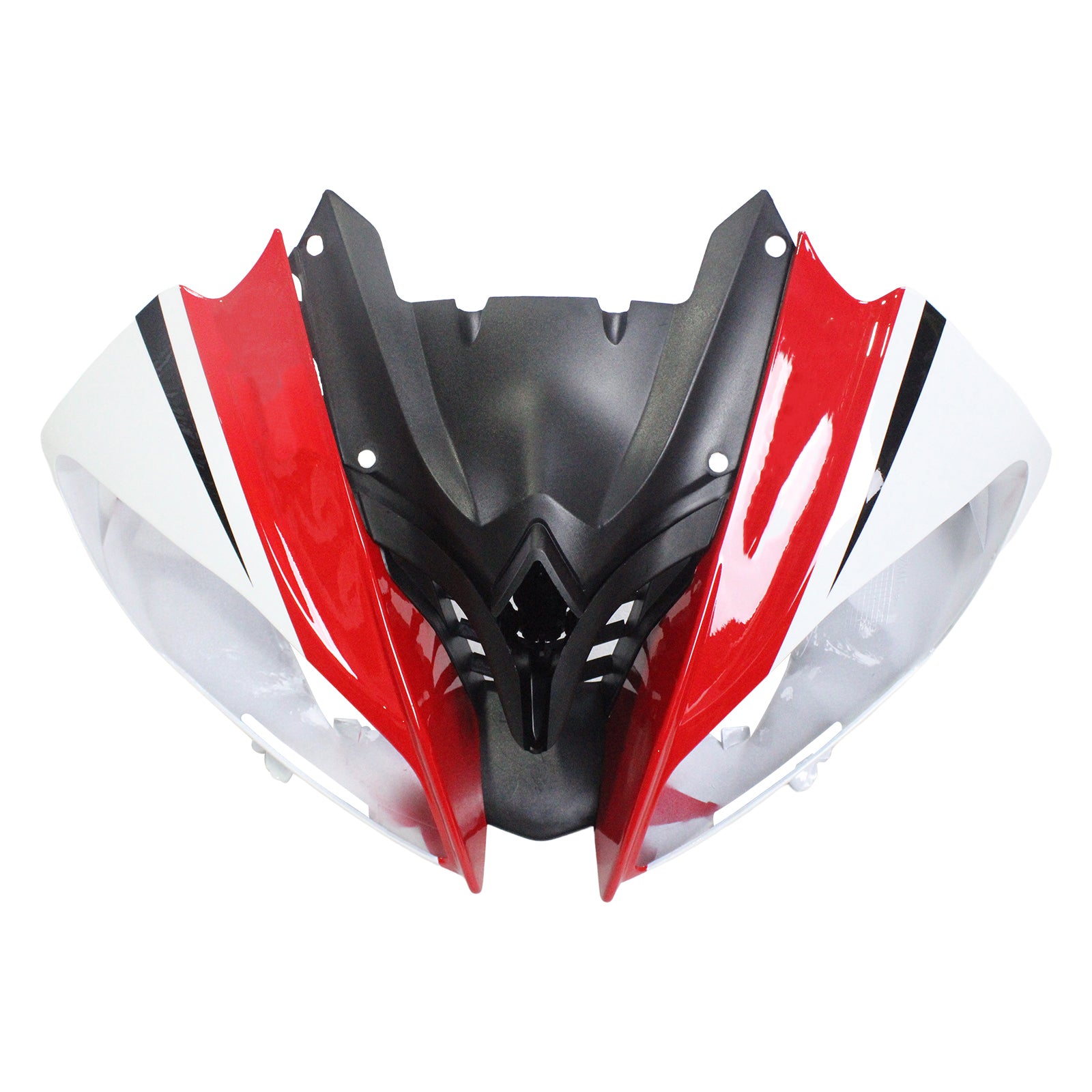 Amotopart Verkleidungsset für Yamaha 2008–2016 YZF 600 R6, Weiß, Rot