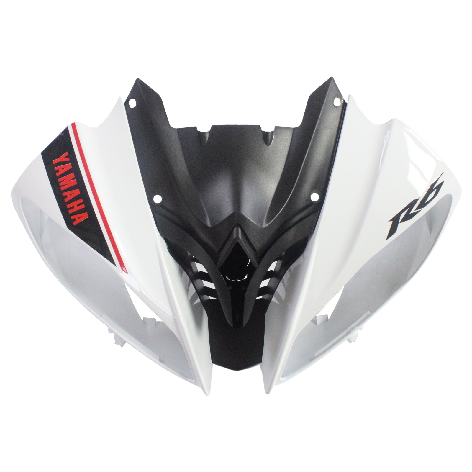 Amotopart 2008-2016 Yamaha YZF 600 R6 Kit de carénage noir et blanc