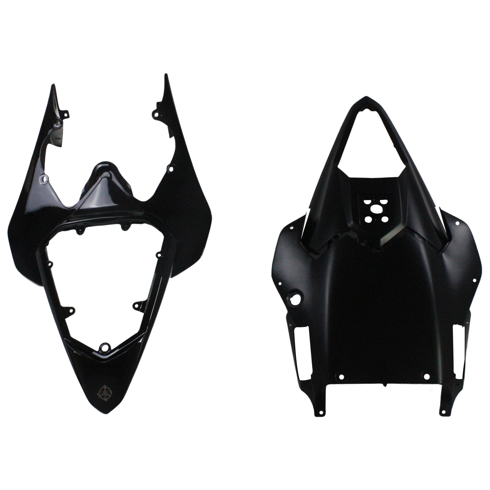 Amotopart Yamaha 2008–2016 YZF 600 R6 schwarzes Verkleidungsset