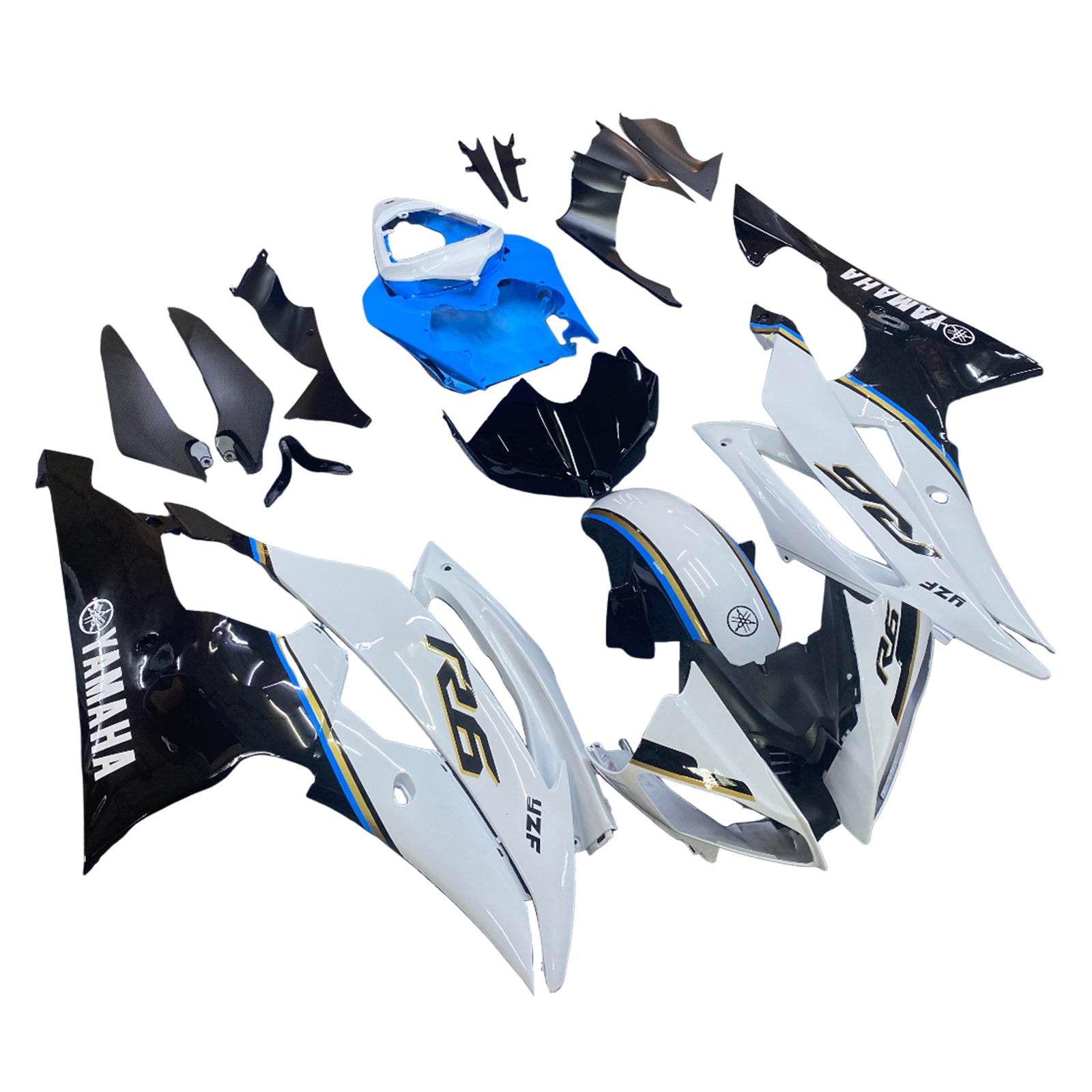 Injection Fairing Kit Bodywork Plastic ABS fit For Yamaha YZF 600 R6 2008-2016