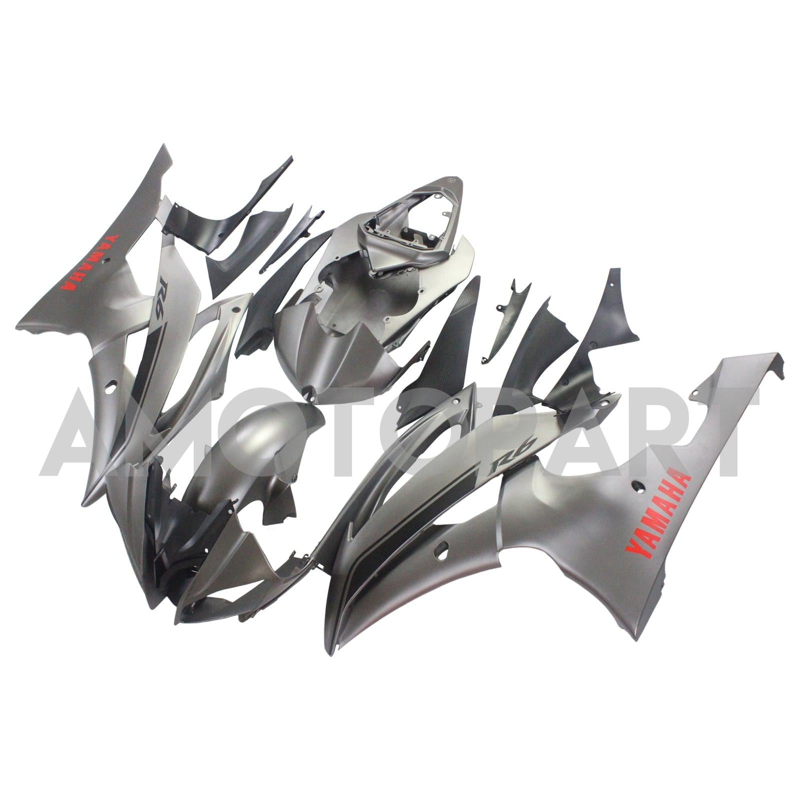 Amotopart Yamaha 2008-2016 YZF 600 R6 GRAU GRAUS KIT