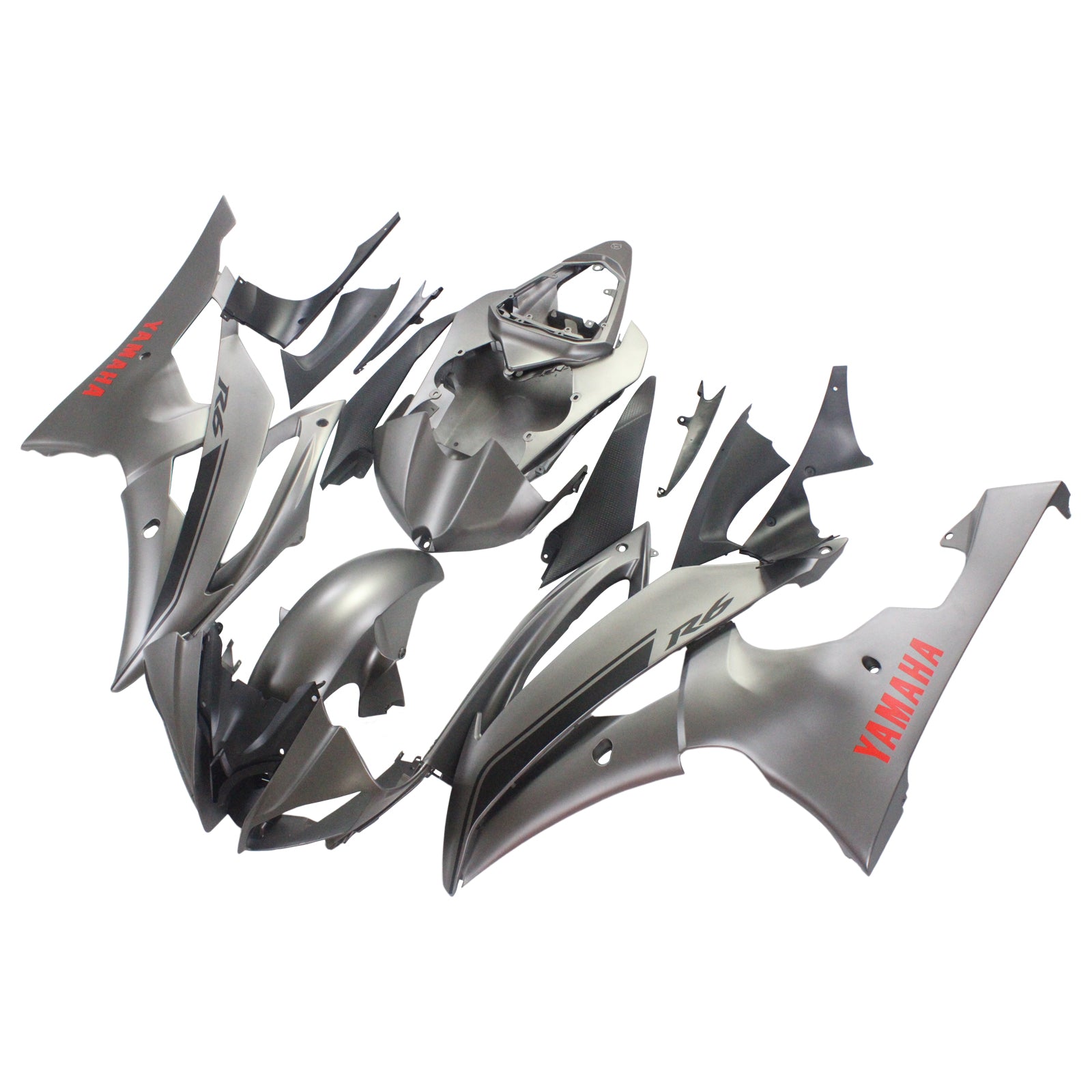 Amotopart Yamaha 2008-2016 YZF 600 R6 Grey Fairing Kit