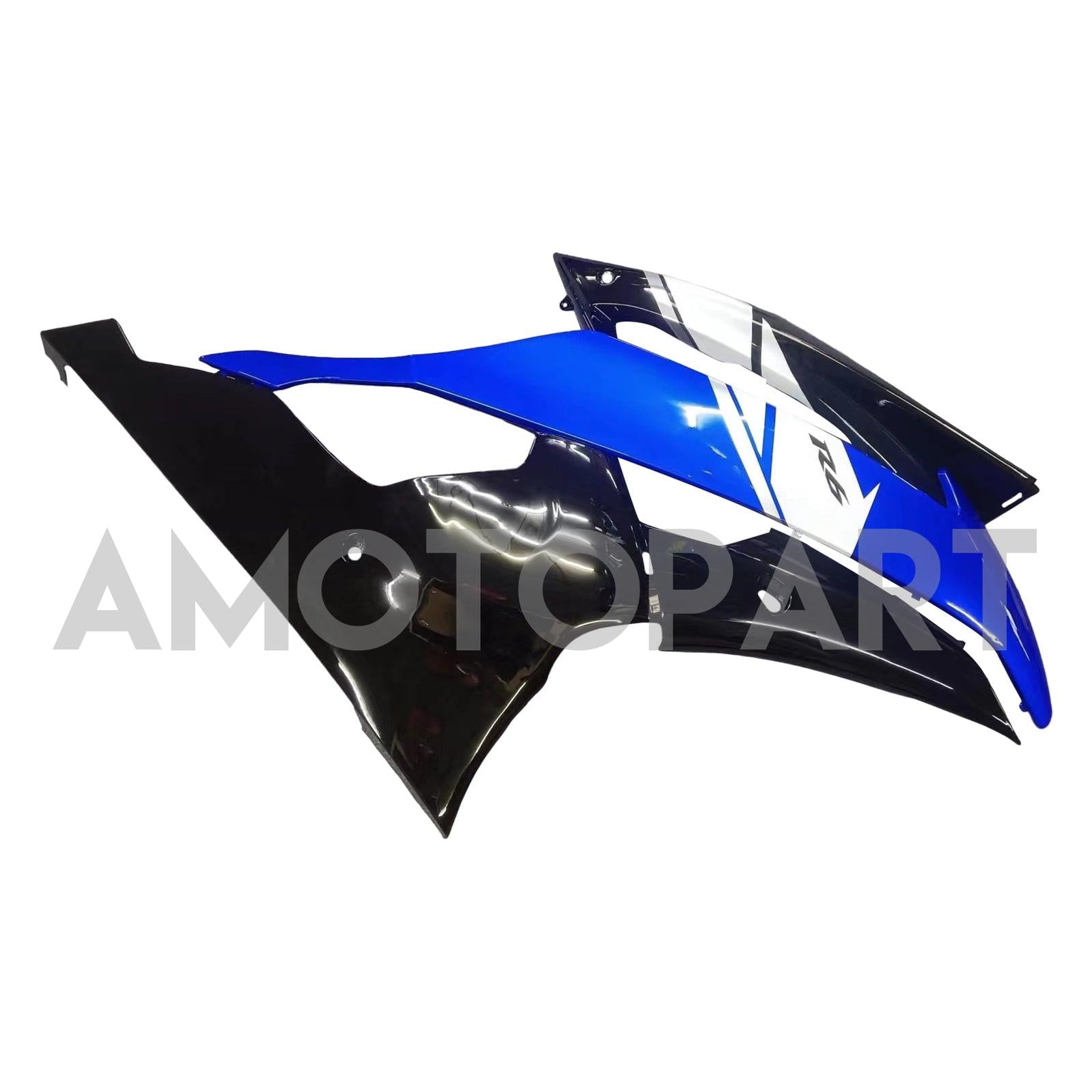 Amotopart Yamaha YZF 600 R6 2008-2016 Blue&Black Style1 Fairing Kit