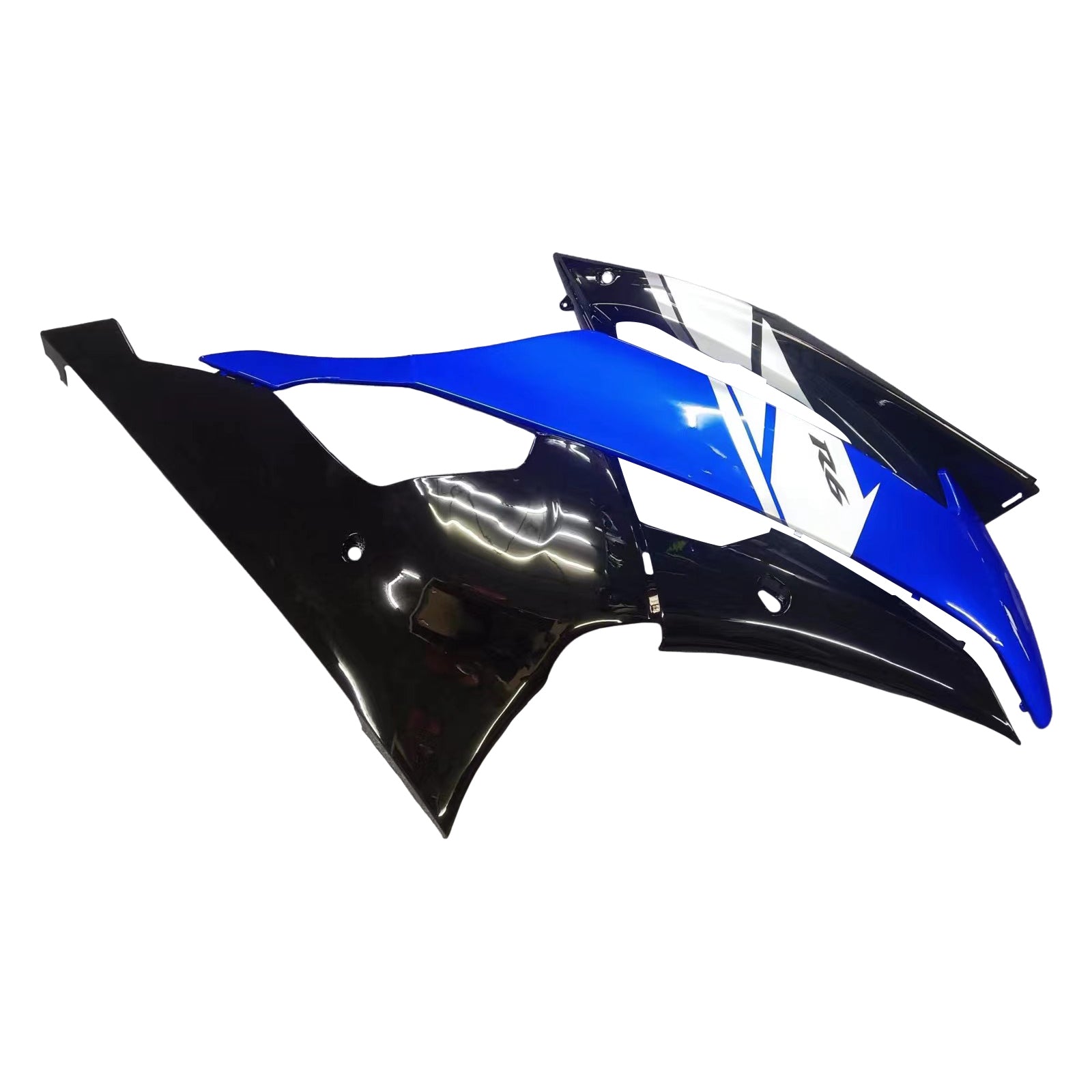 Amotopart Yamaha YZF 600 R6 2008-2016 Blue&Black Style1 Fairing Kit