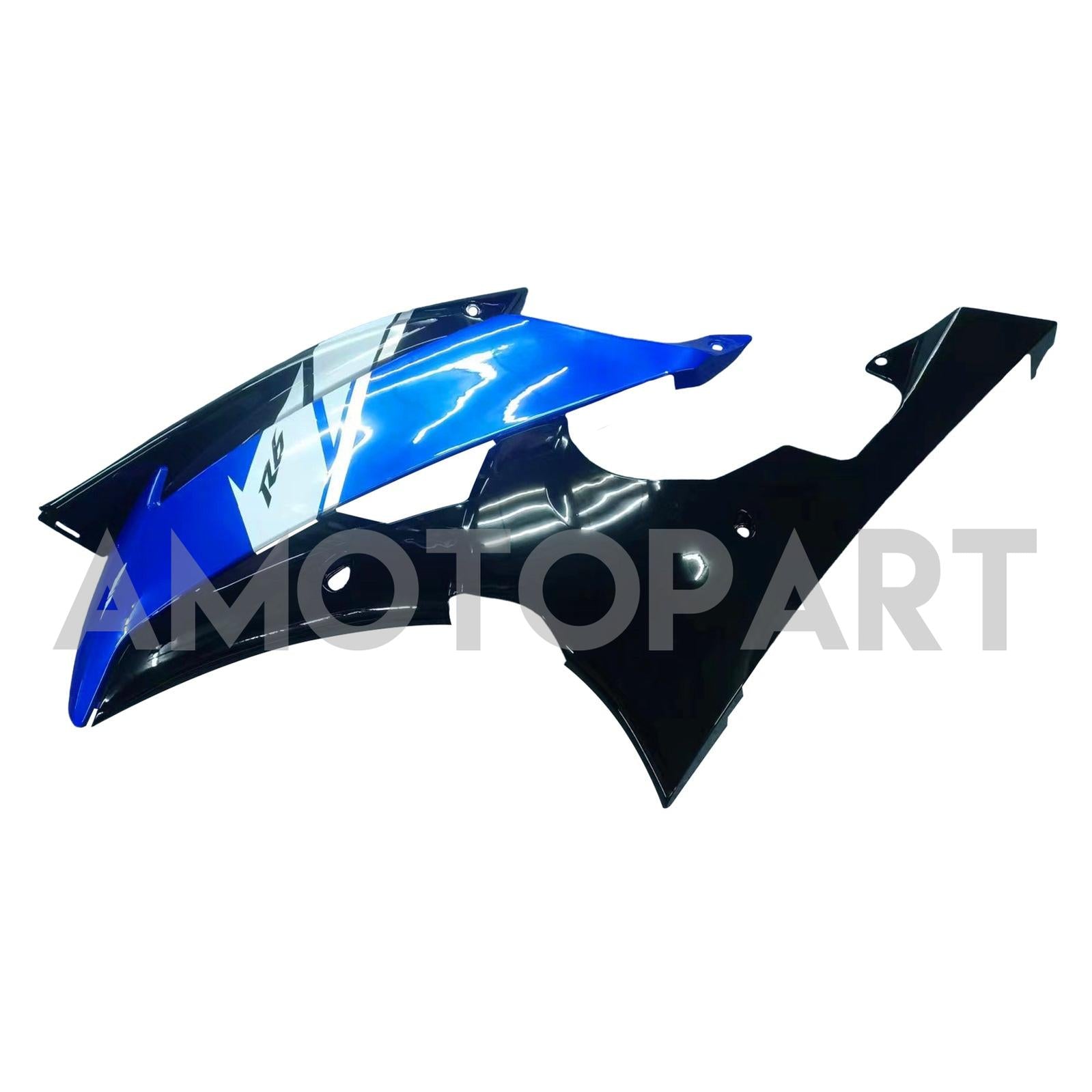 Amotopart Yamaha YZF 600 R6 2008-2016 Blue&Black Style1 Fairing Kit