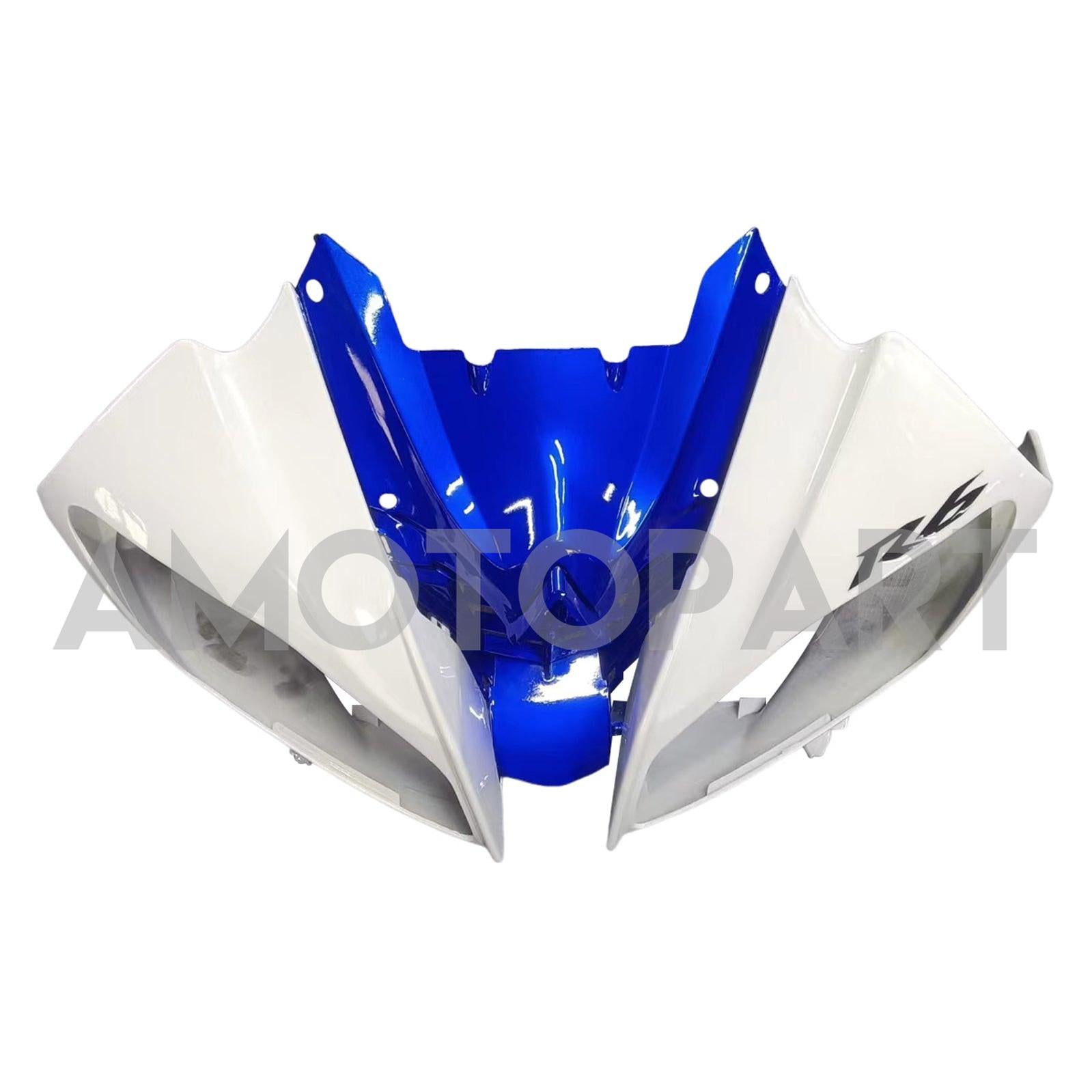 Amotopart Yamaha YZF 600 R6 2008-2016 Blue&Black Style1 Fairing Kit