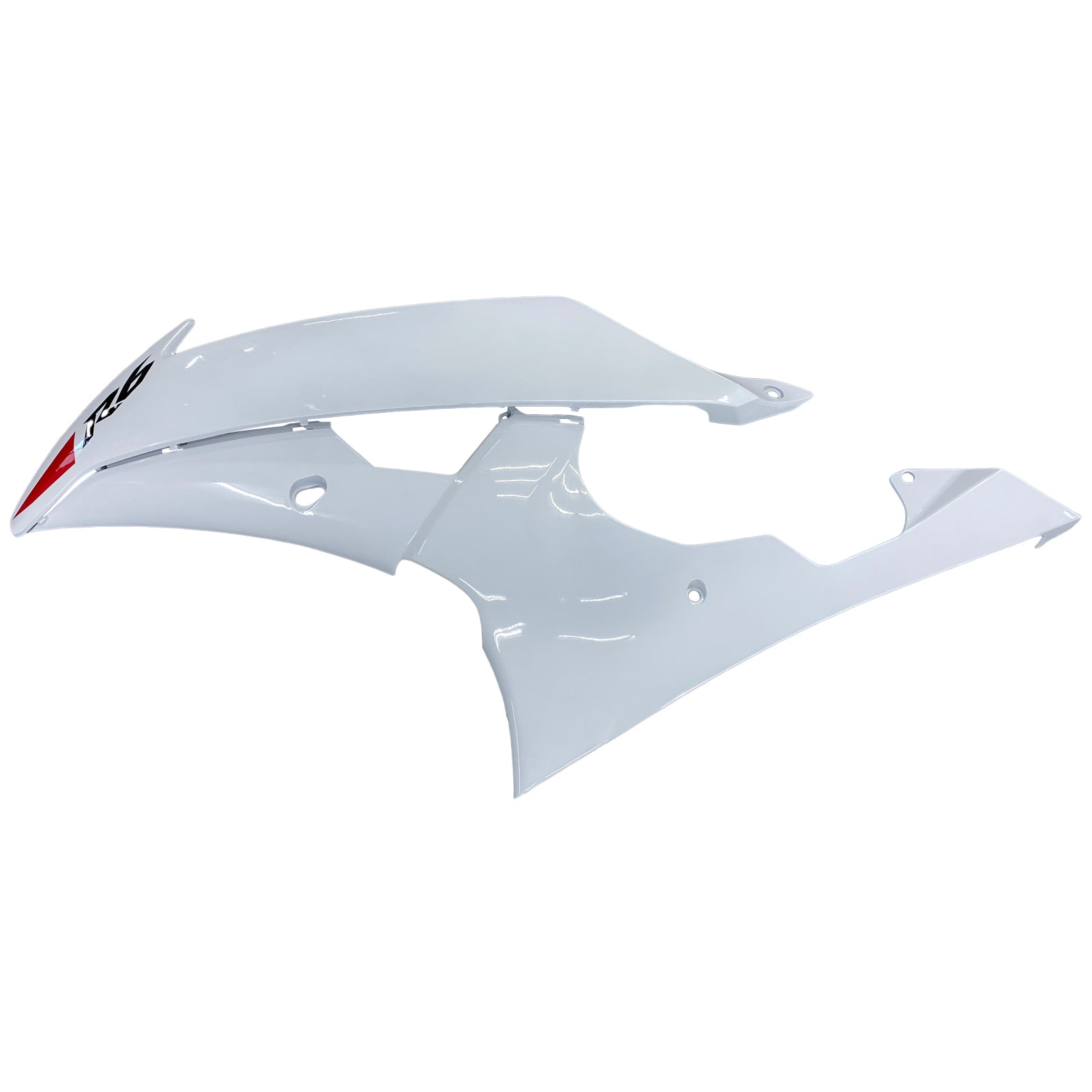 Amotopart Yamaha YZF 600 R6 2008-2016 White Fairing Kit