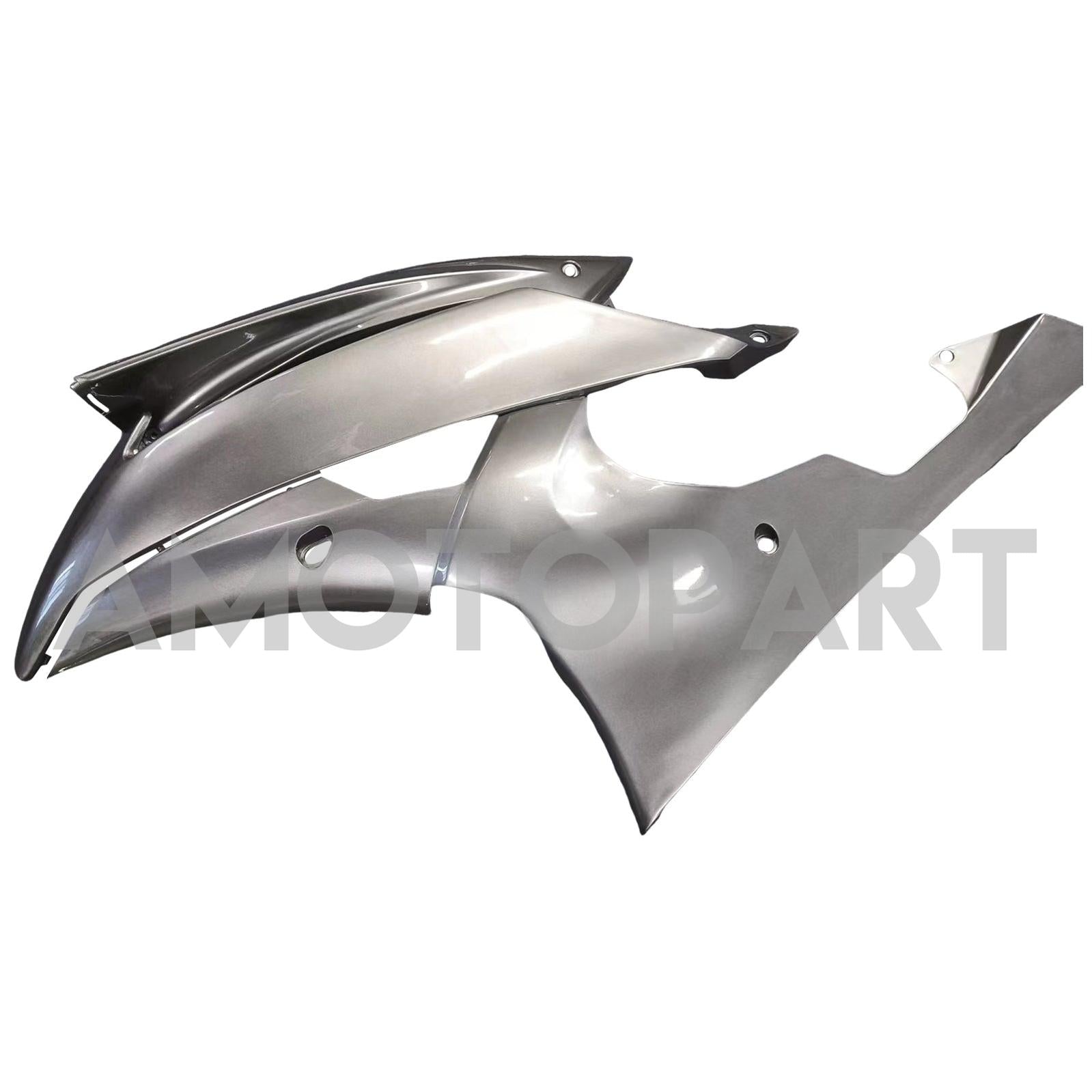Amotopart Yamaha YZF 600 R6 2008-2016 Grey&Silver Fairing Kit