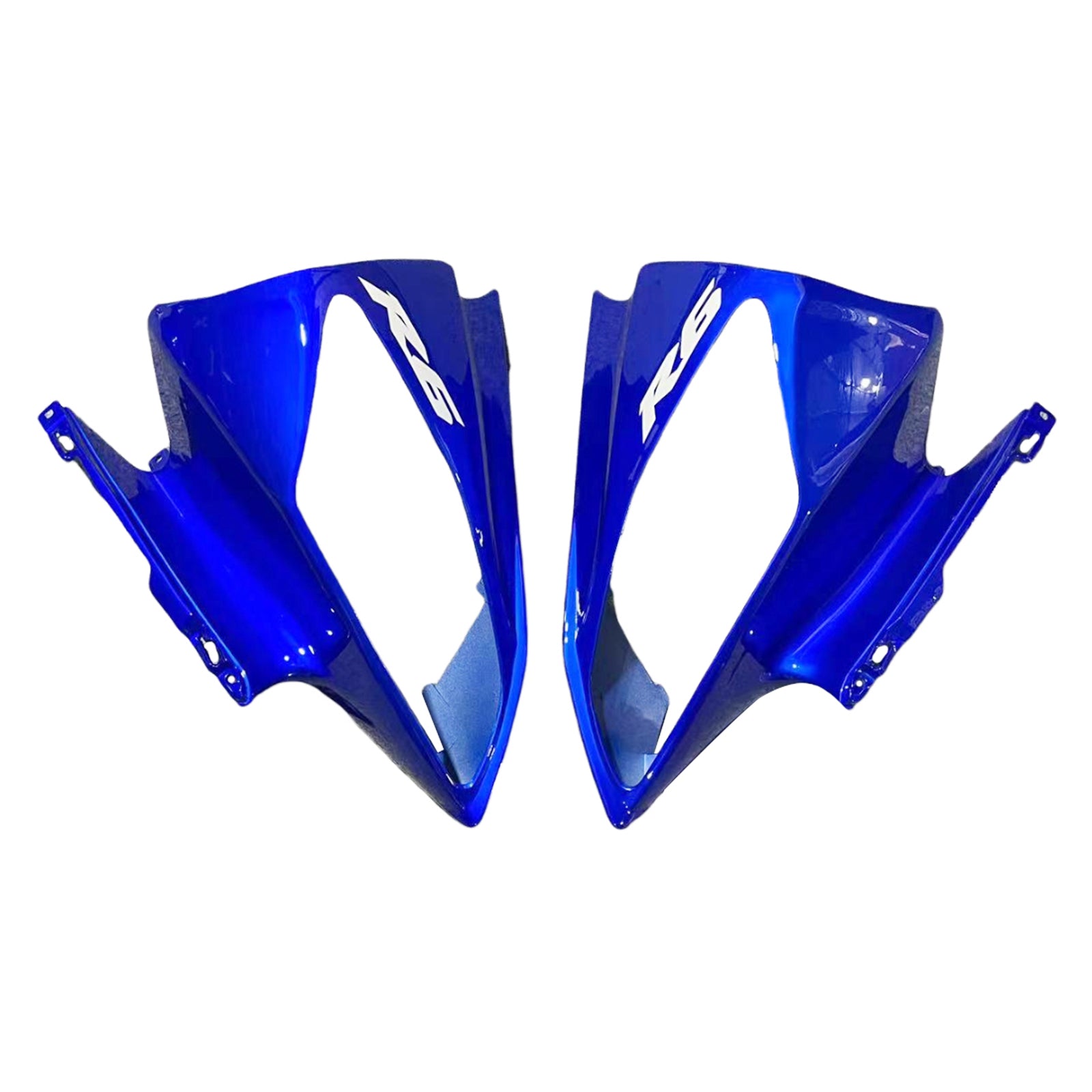 Amotopart Yamaha YZF 600 R6 2008–2016 Blau-Weiß Style3 Verkleidungsset