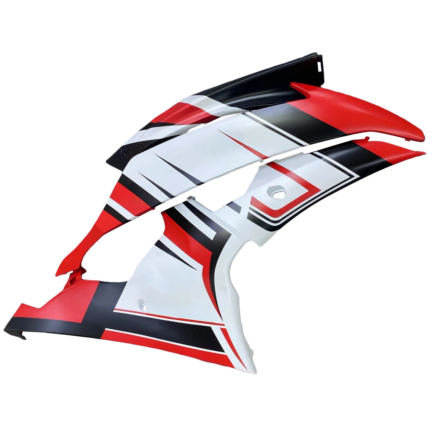 Amotopart Yamaha YZF 600 R6 2008-2016 Red&White Style4 Fairing Kit