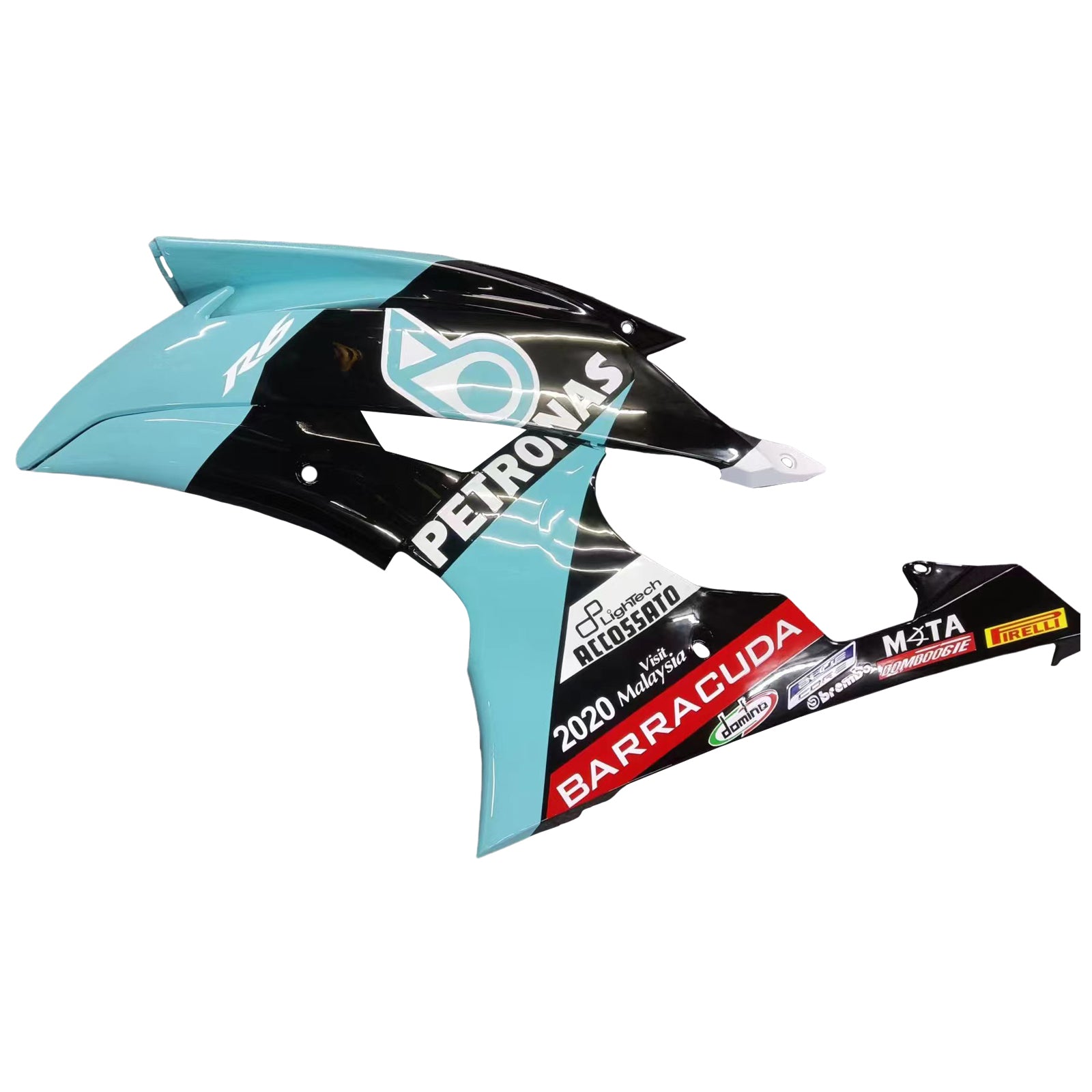 Amotopart Yamaha YZF 600 R6 2008-2016 Blue&Black Petronas Fairing Kit