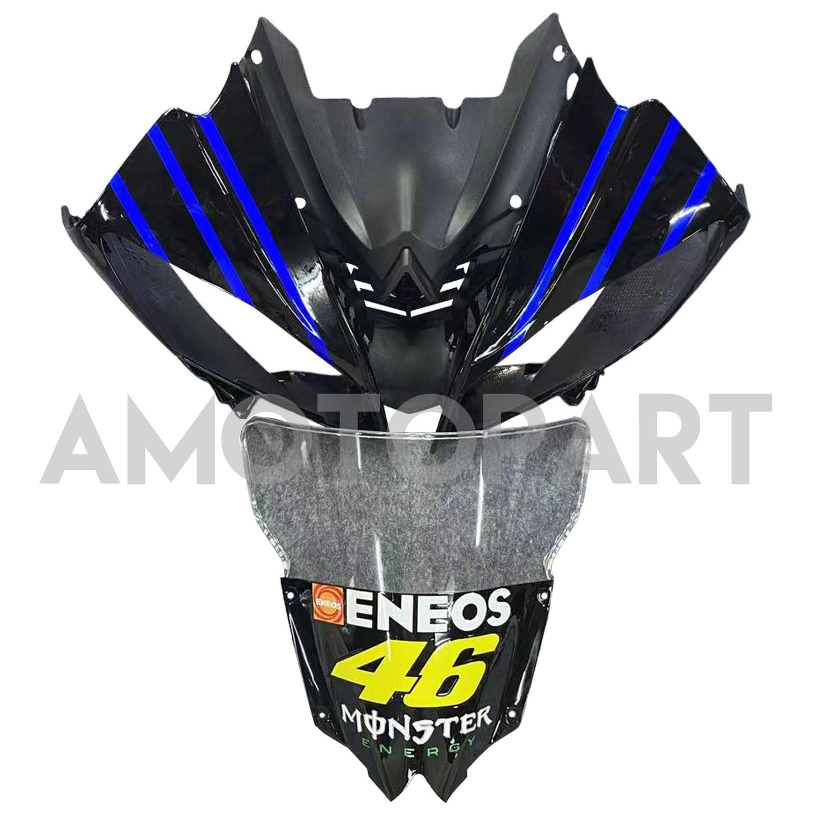 Amotopart Yamaha YZF 600 R6 2008-2016 Blue&Black Style3 Fairing Kit