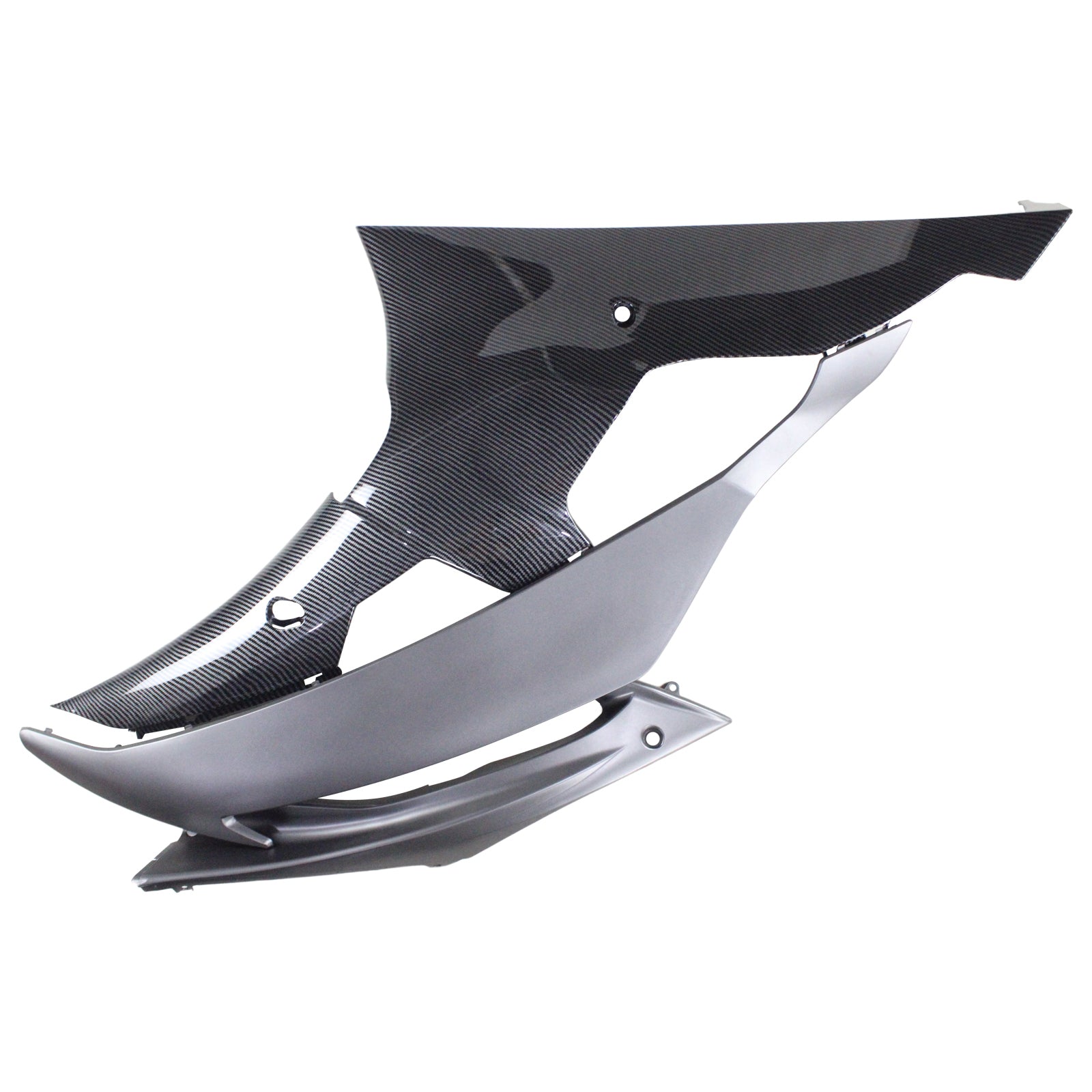 Amotopart 2008-2016 Yamaha YZF 600 R6 Carbonfaser Schwarz&Grauer Verkleidungssatz