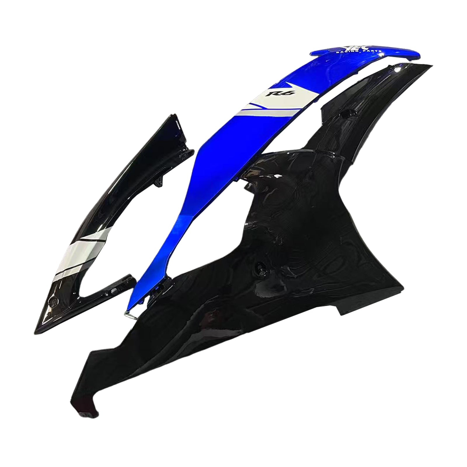 Amotopart Yamaha YZF 600 R6 2008-2016 Blue&Black Style4 Fairing Kit