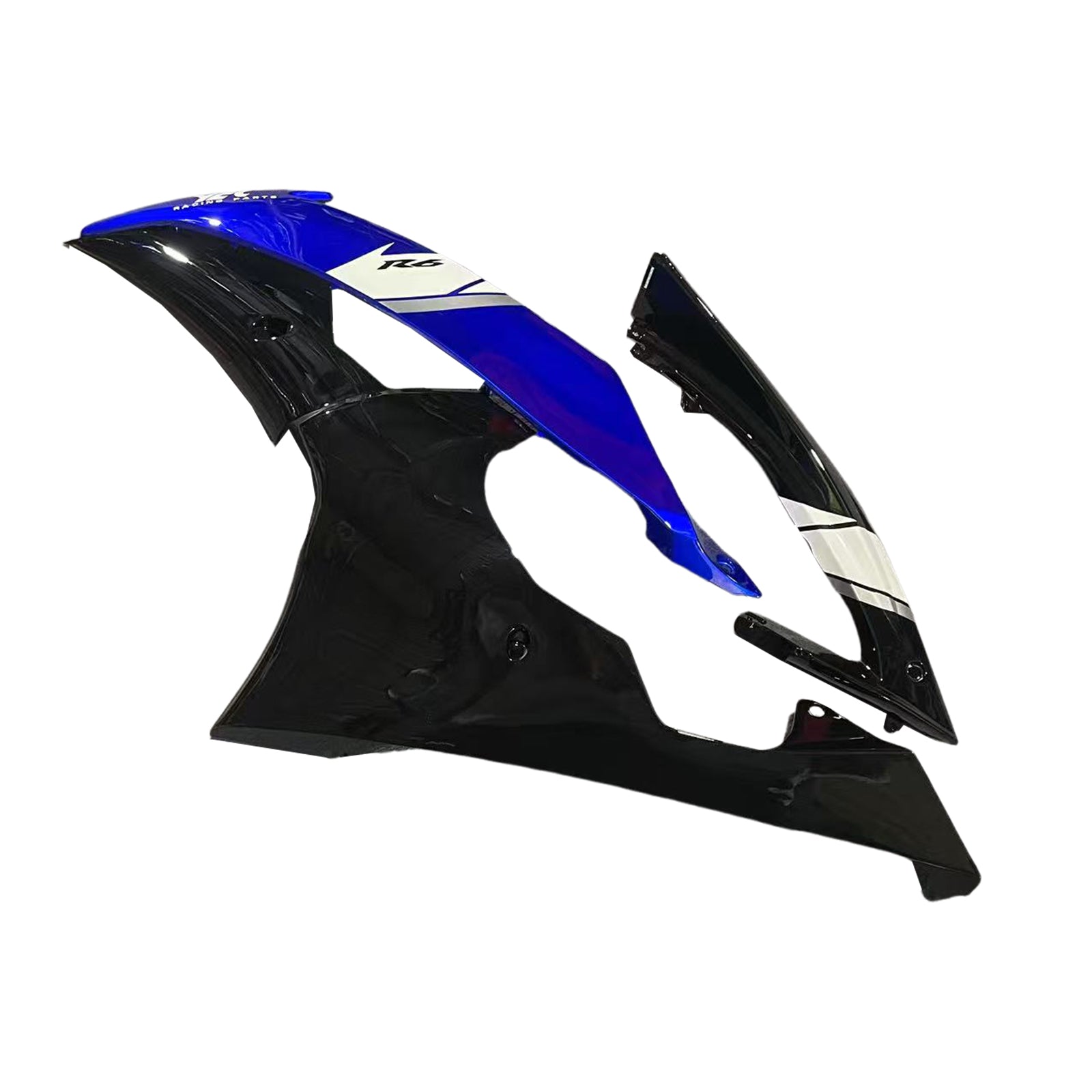 Amotopart Yamaha YZF 600 R6 2008-2016 Blue&Black Style4 Fairing Kit