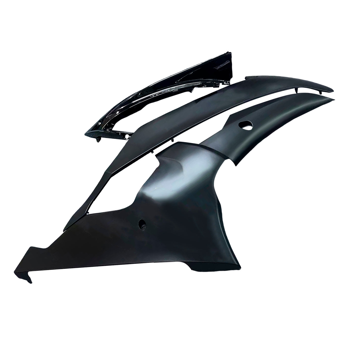 Amotopart 2008-2016 Yamaha YZF 600 R6 Black Style3 Fairing Kit