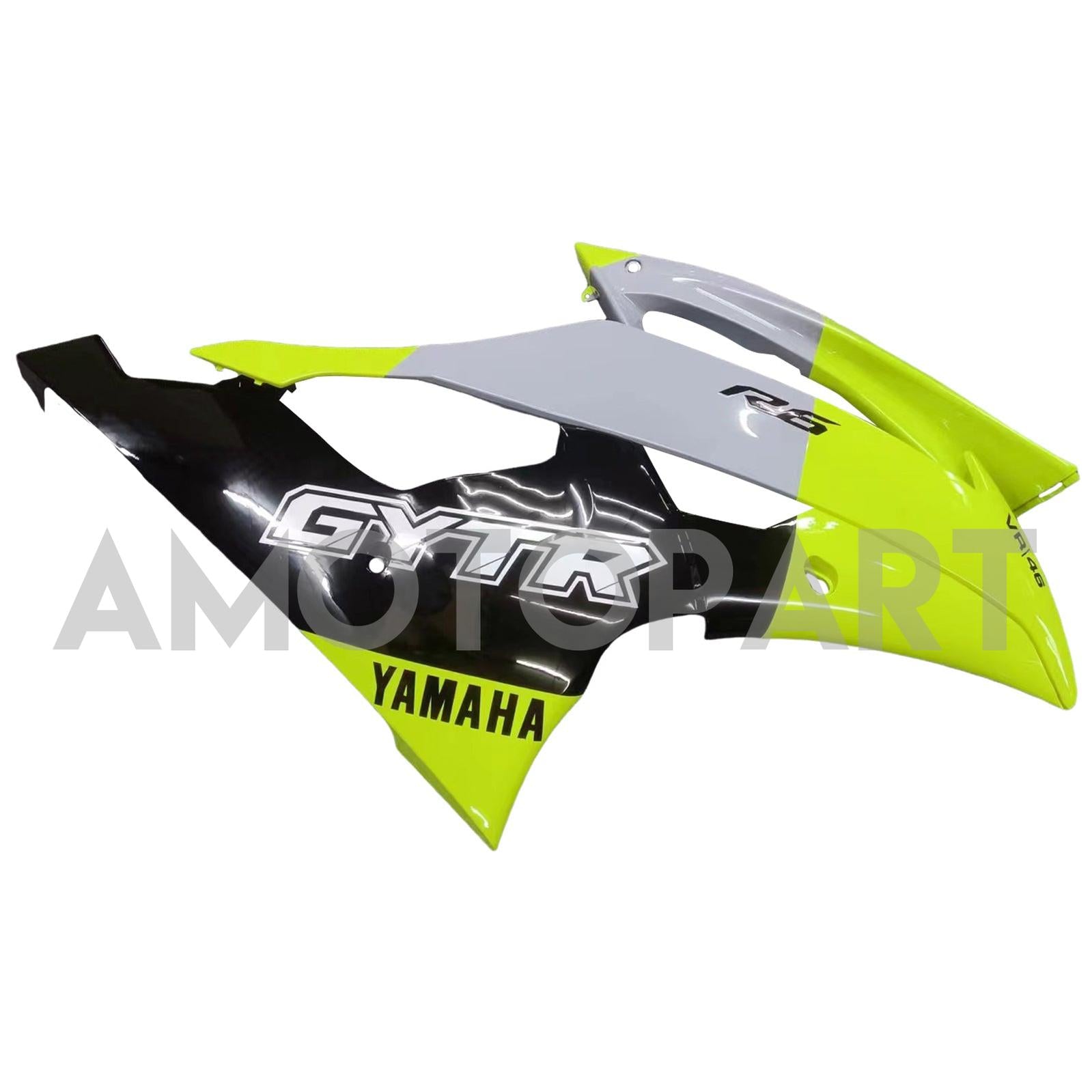 Amotopart 2008-2016 Yamaha YZF 600 R6 Yellow&Black Style5 Fairing Kit