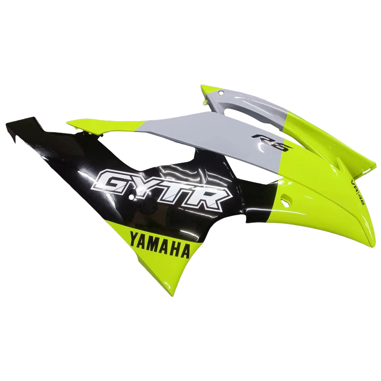 Amotopart 2008-2016 Yamaha YZF 600 R6 Yellow&Black Style5 Fairing Kit