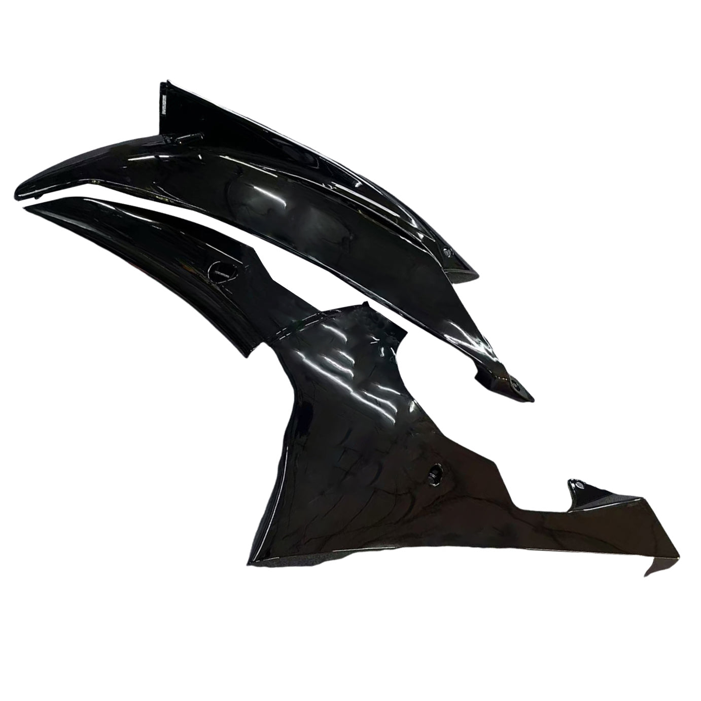 Amotopart 2008-2016 Yamaha YZF 600 R6 Gloss Black Petronas Fairing Kit