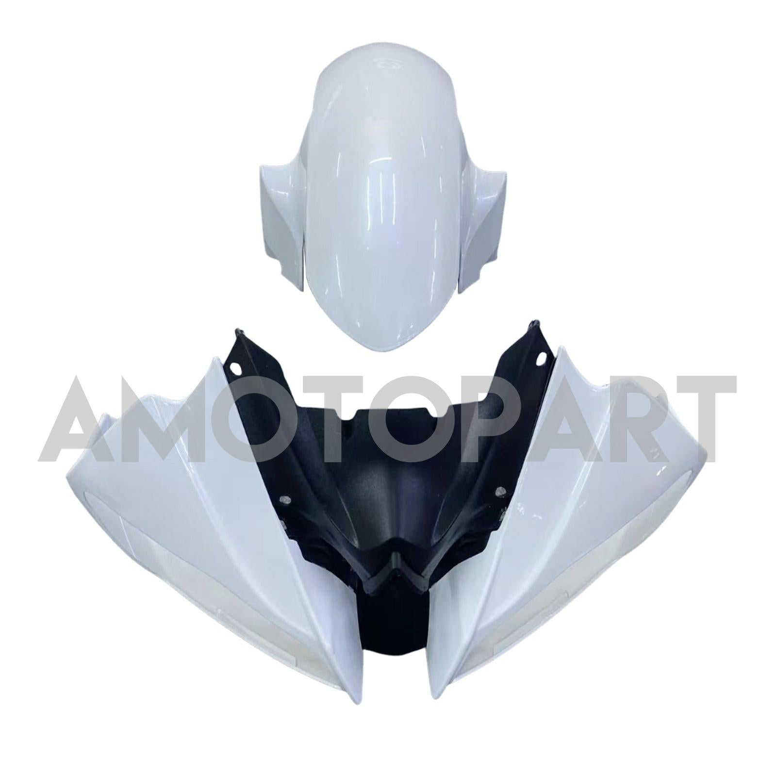 Amotopart 2008-2016 Yamaha YZF 600 R6 Pearl White Fairing Kit