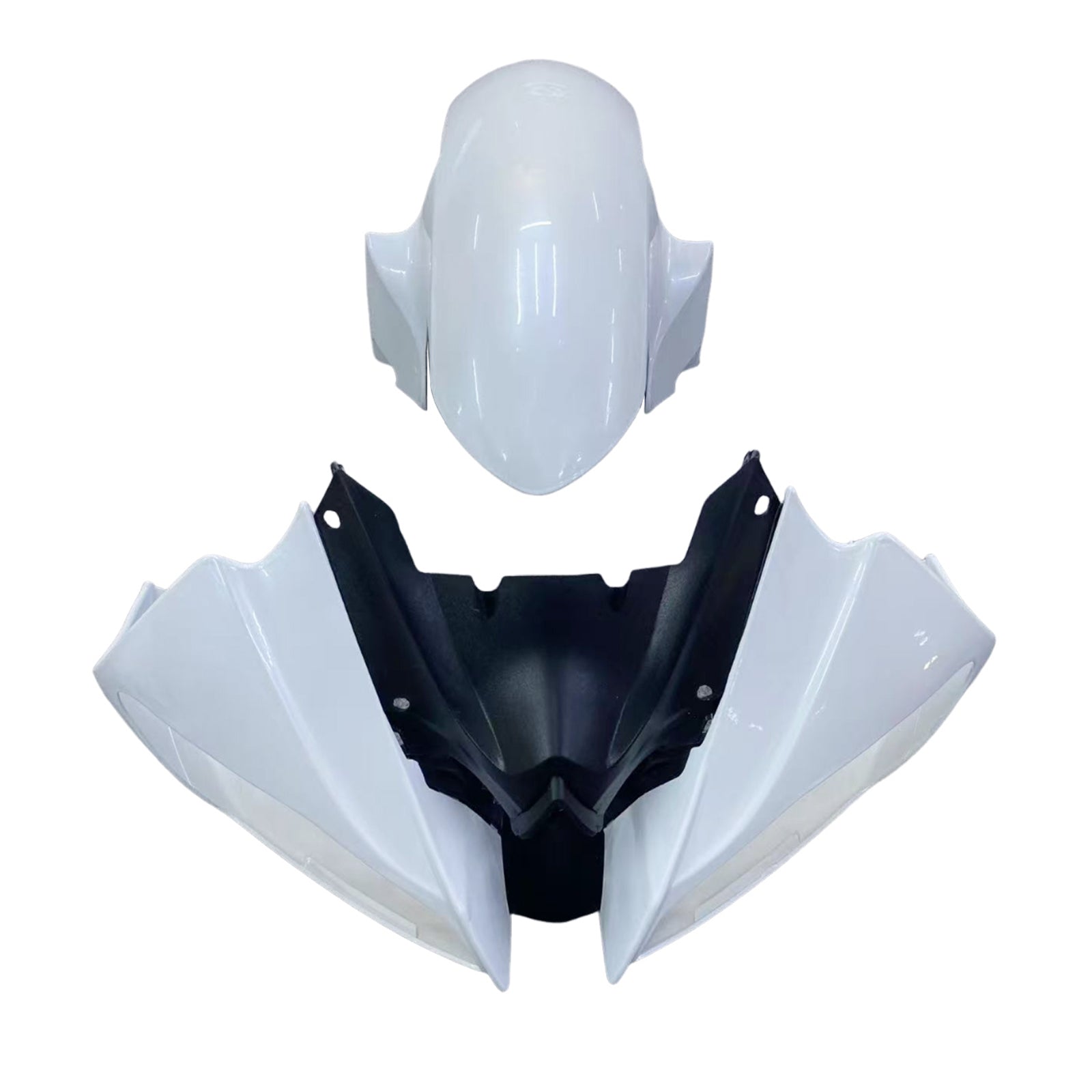 Amotopart 2008-2016 Yamaha YZF 600 R6 Pearl White Fairing Kit