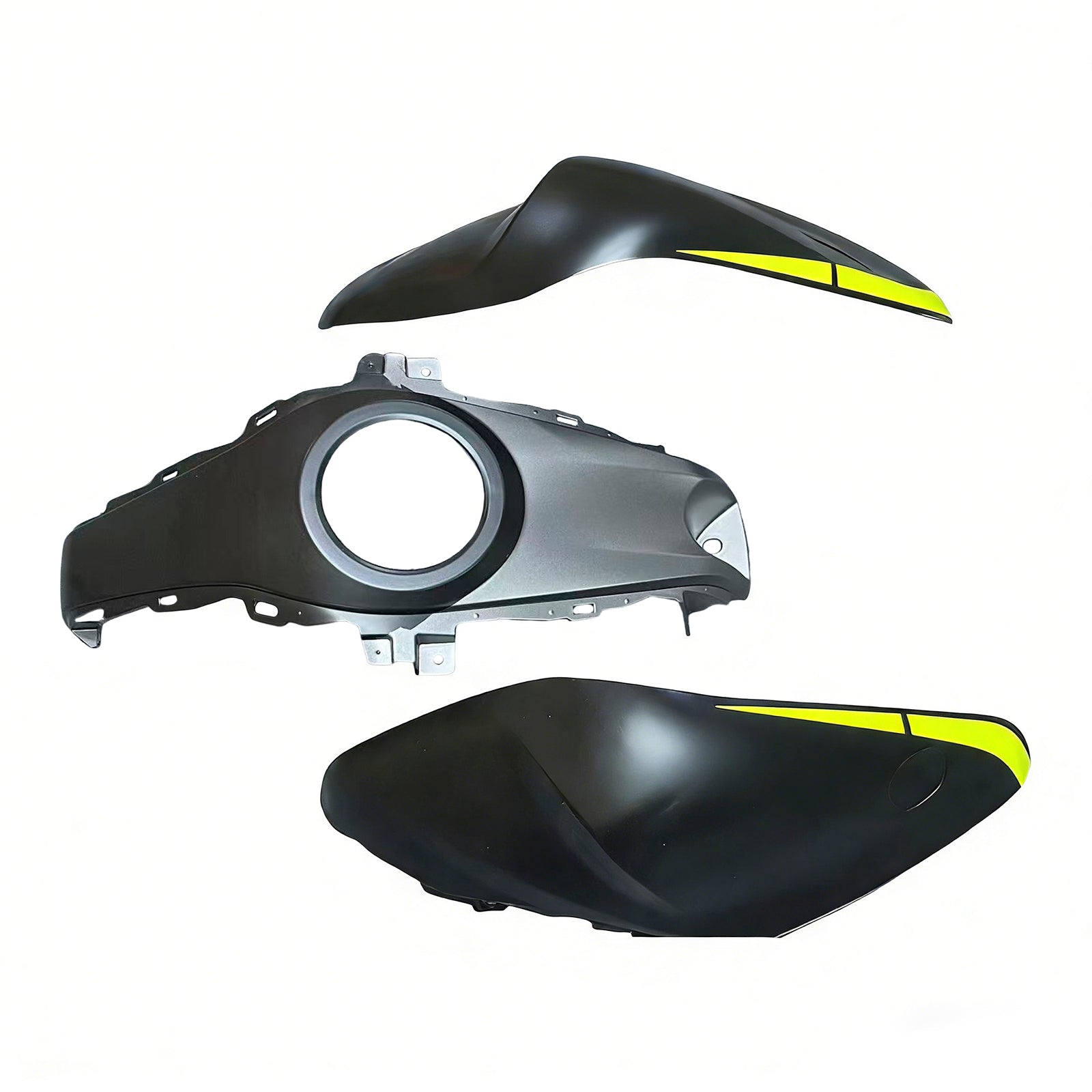 Amotopart Yamaha 2014-2018 YZF-R3 2015-2017 R25 Black & Yellow Fairing Kit