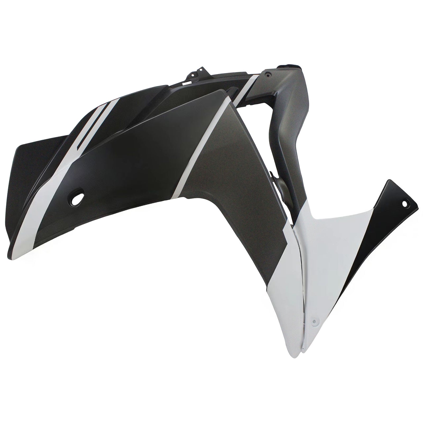 Amotopart Yamaha 2014-2018 YZF-R3 2015-2017 R25 Black White Fairing Kit