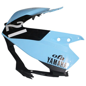 Amotopart Fairing Kit Yamaha 2014-2018 YZF R3 & 2015-2017 YZF R25 Black Blue Fairing Kit