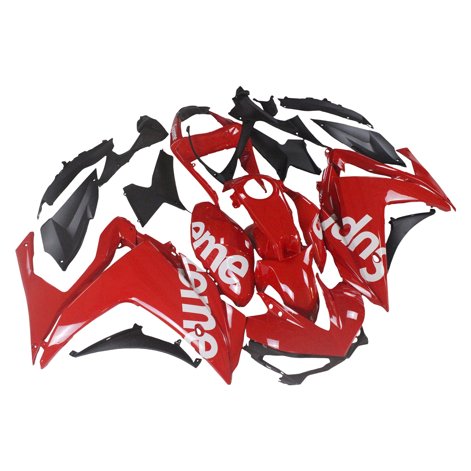 Kit de carénage Amotopart Yamaha 2014-2018 YZF R3 & 2015-2017 Kit de carénage YZF R25 rouge