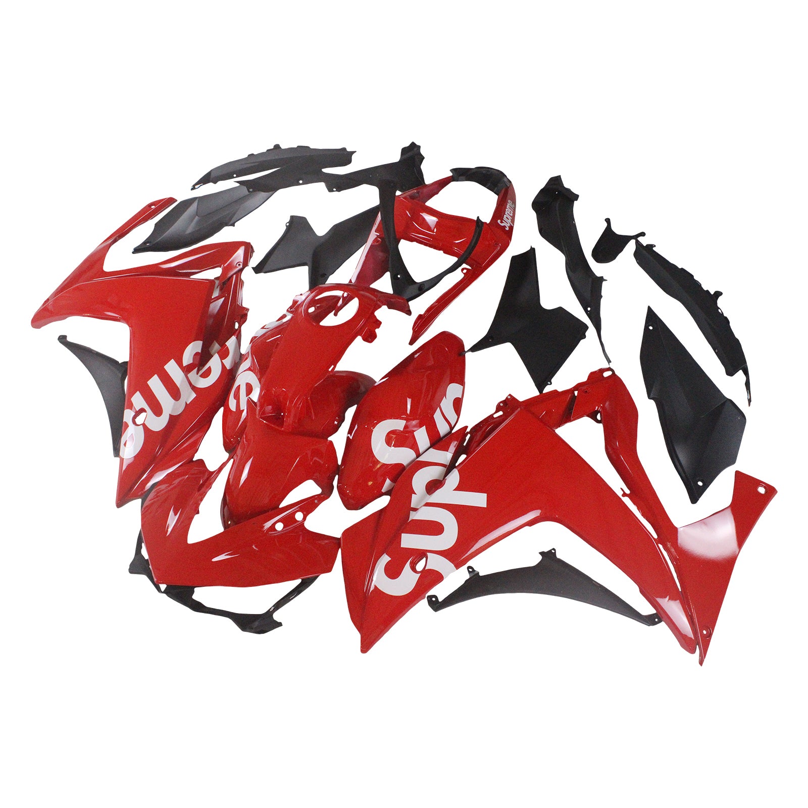 Kit de carénage Amotopart Yamaha 2014-2018 YZF R3 & 2015-2017 Kit de carénage YZF R25 rouge