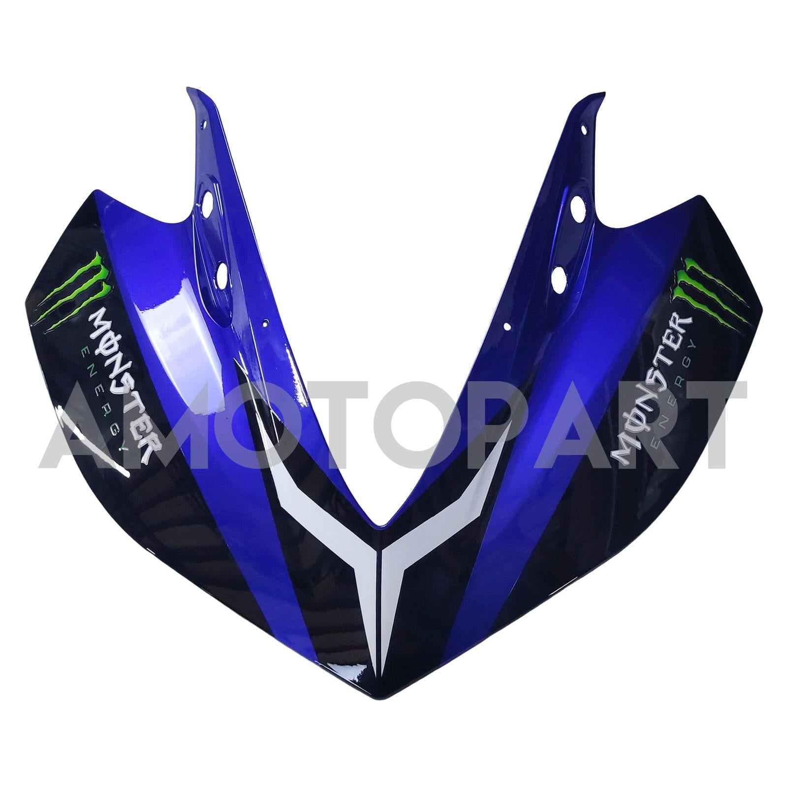 Amotopart Fairing Kit Yamaha 2014-2018 YZF R3 & 2015-2017 YZF R25 Black Blue Claw Fairing Kit