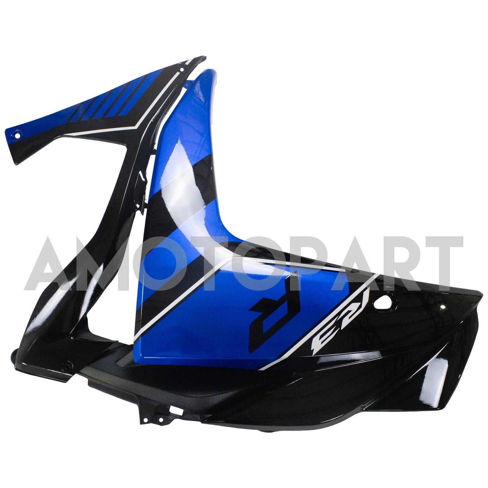 Amotopart Fairing Kit Yamaha 2014-2018 YZF R3 & 2015-2017 YZF R25 Black Blue R Fairing Kit