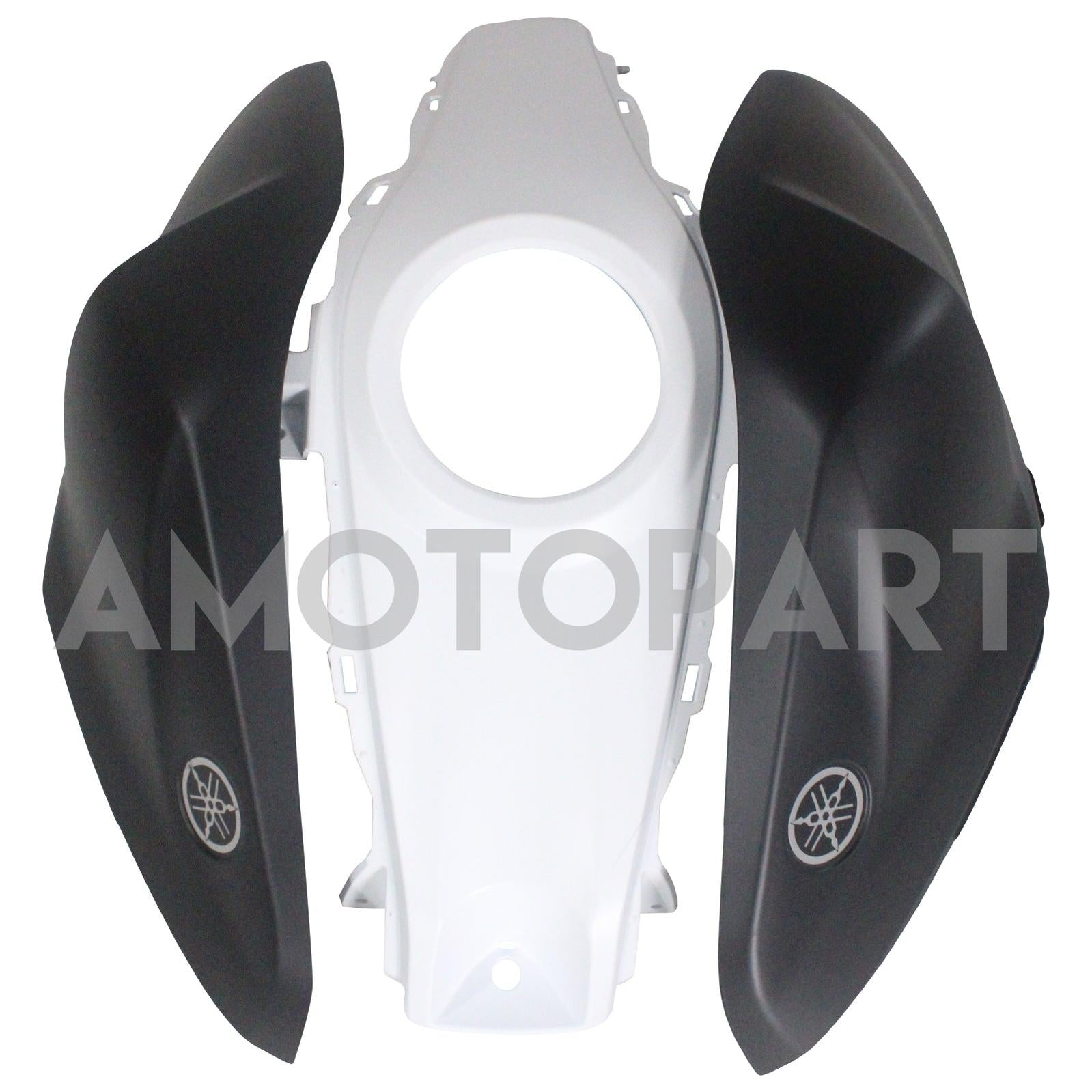 Amotopart Fairing Kit Yamaha 2014-2018 YZF R3 & 2015-2017 YZF R25 White Black Fairing Kit
