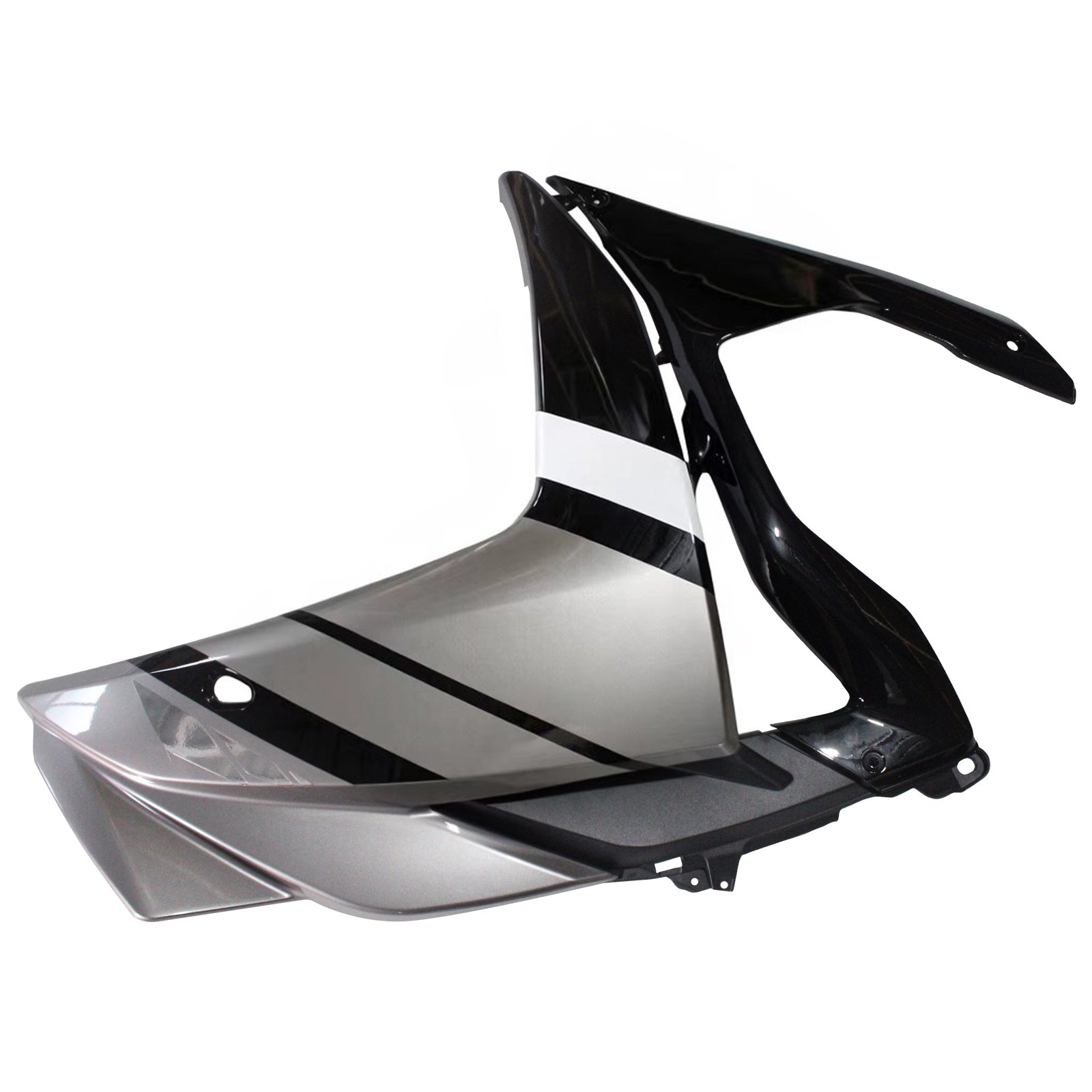 Amotopart Fairing Kit Yamaha 2014-2018 YZF R3 & 2015-2017 YZF R25 SLIVER Black Fairing Kit