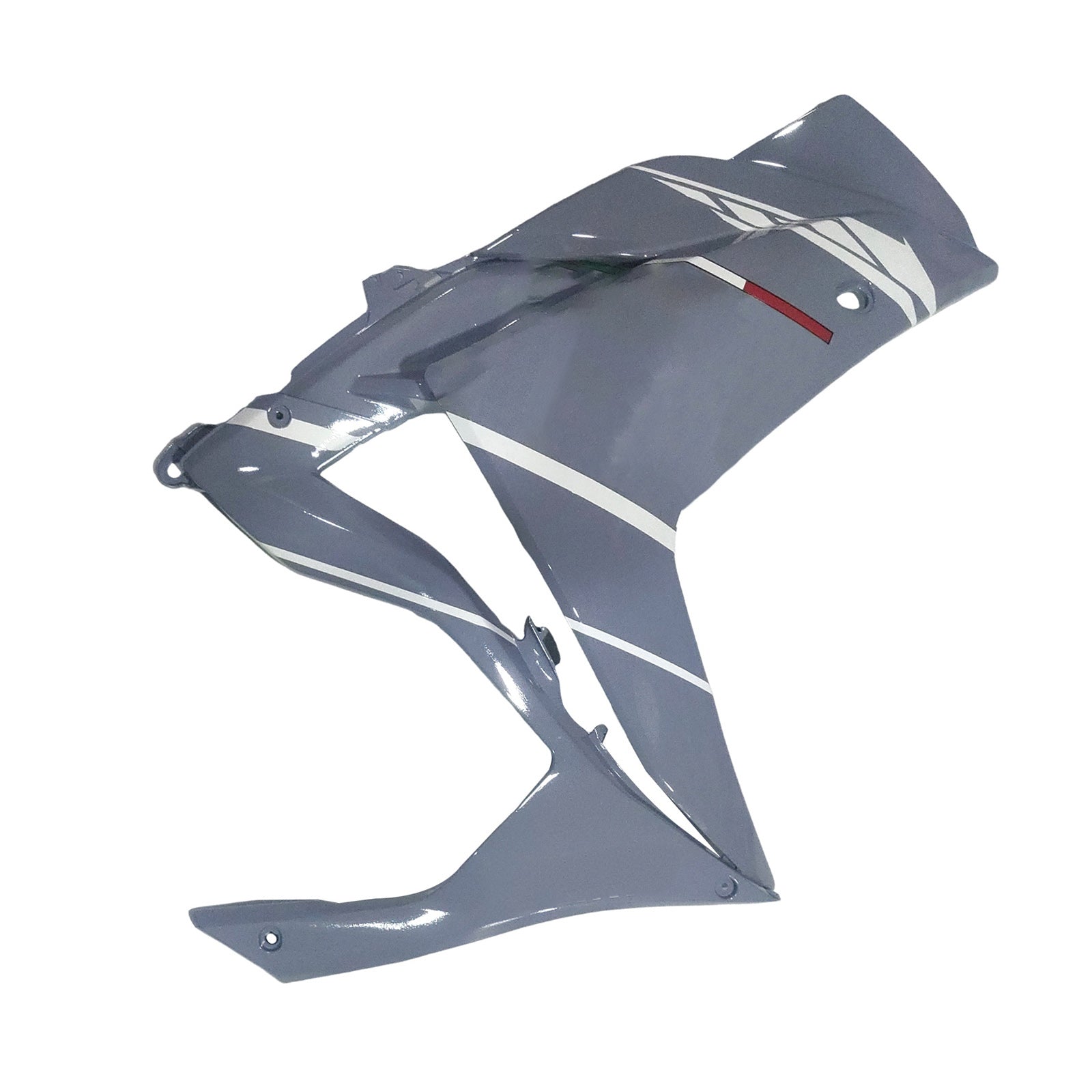 Amotopart フェアリングキット ヤマハ 2014-2018 YZF R3 & 2015-2017 YZF R25 ブラックグレー 
 ホワイトフェアリングキット