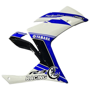 Kit carena Amotopart Yamaha 2014-2018 YZF R3 e 2015-2017 YZF R25 Kit carena blu mix bianco