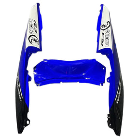 Amotopart Fairing Kit Yamaha 2014-2018 YZF R3 & 2015-2017 YZF R25 Blue Mix White Fairing Kit