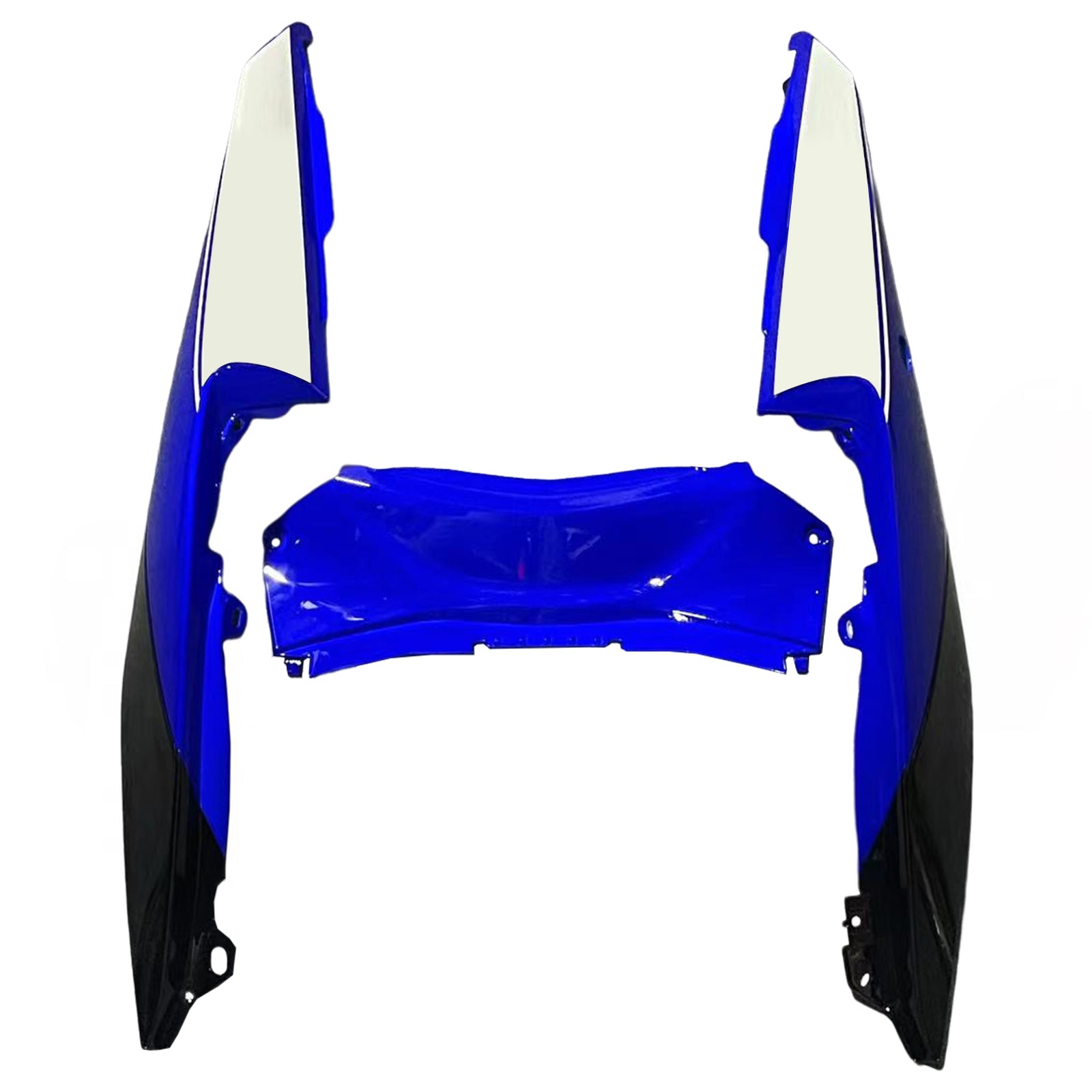 Amotopart Fairing Kit Yamaha 2014-2018 YZF R3 & 2015-2017 YZF R25 Blue Mix White Fairing Kit