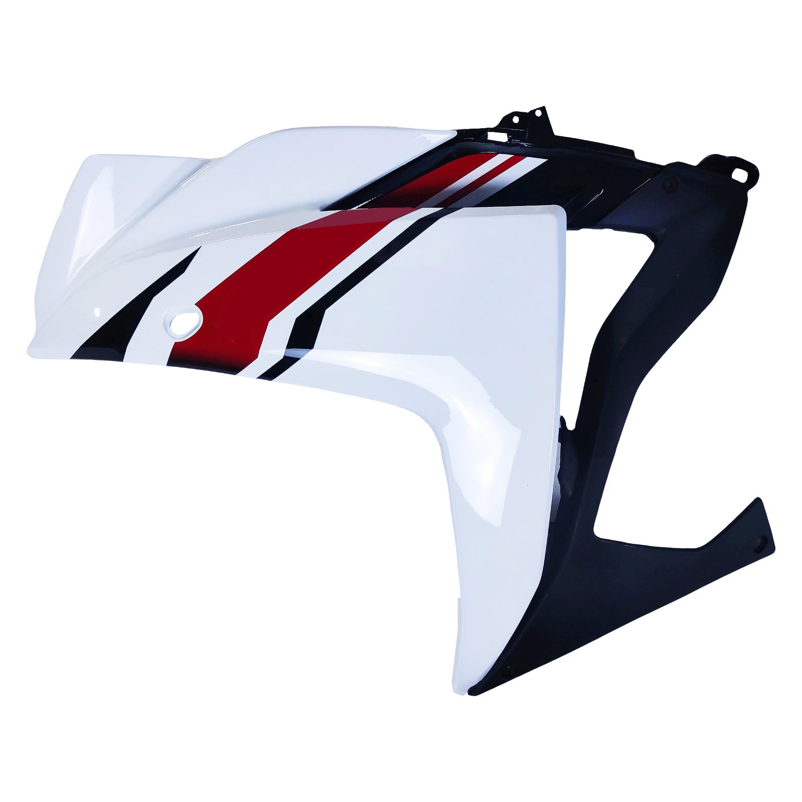 Amotopart předpěchovka Yamaha 2014-2018 YZF R3 & 2015-2017 YZF R25 ČERVENÁ MIX Bílá kapotáž