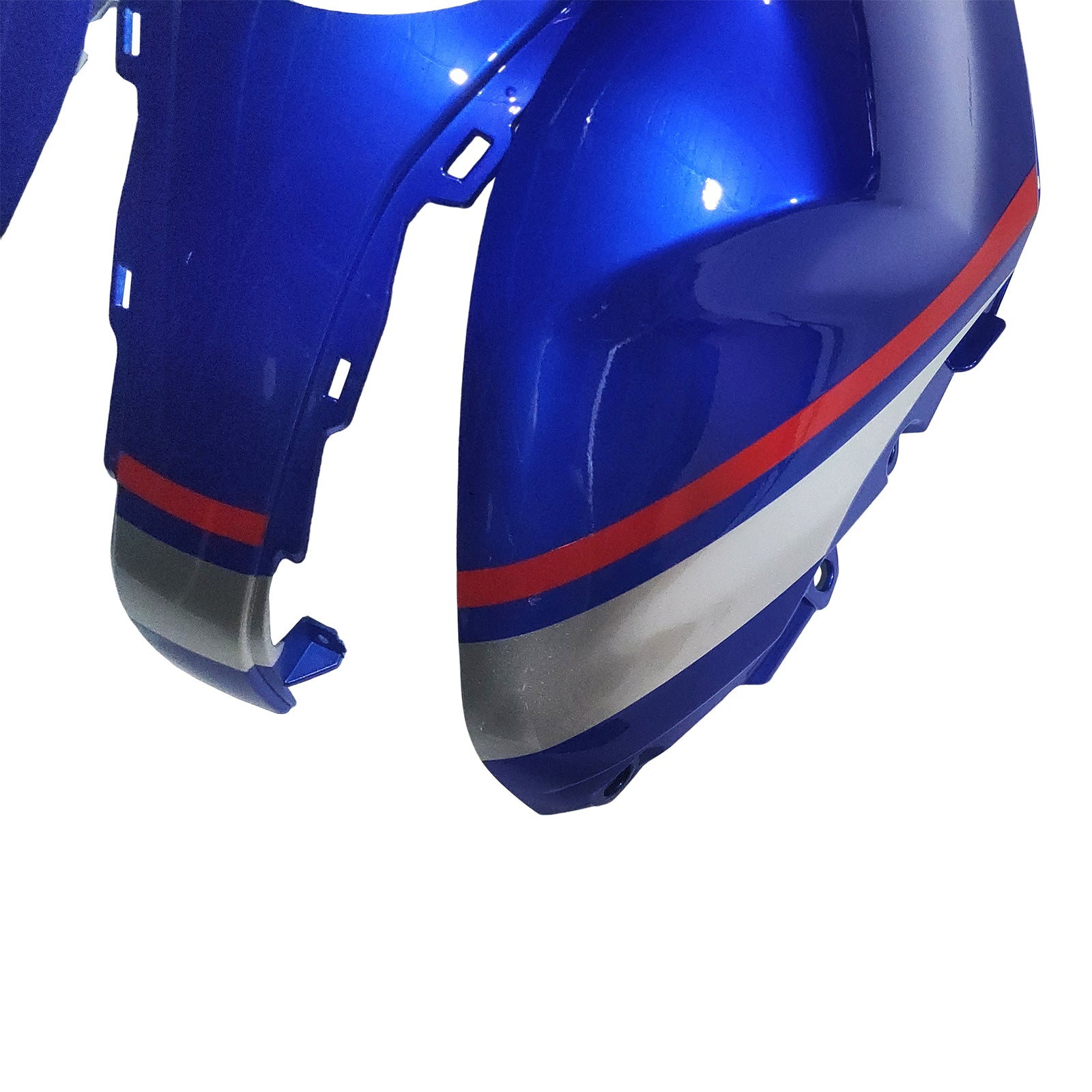 Amotopart Verkleidungsset Yamaha 2014–2018 YZF R3 & 2015–2017 YZF R25 Blau Rot Weiß Verkleidungsset