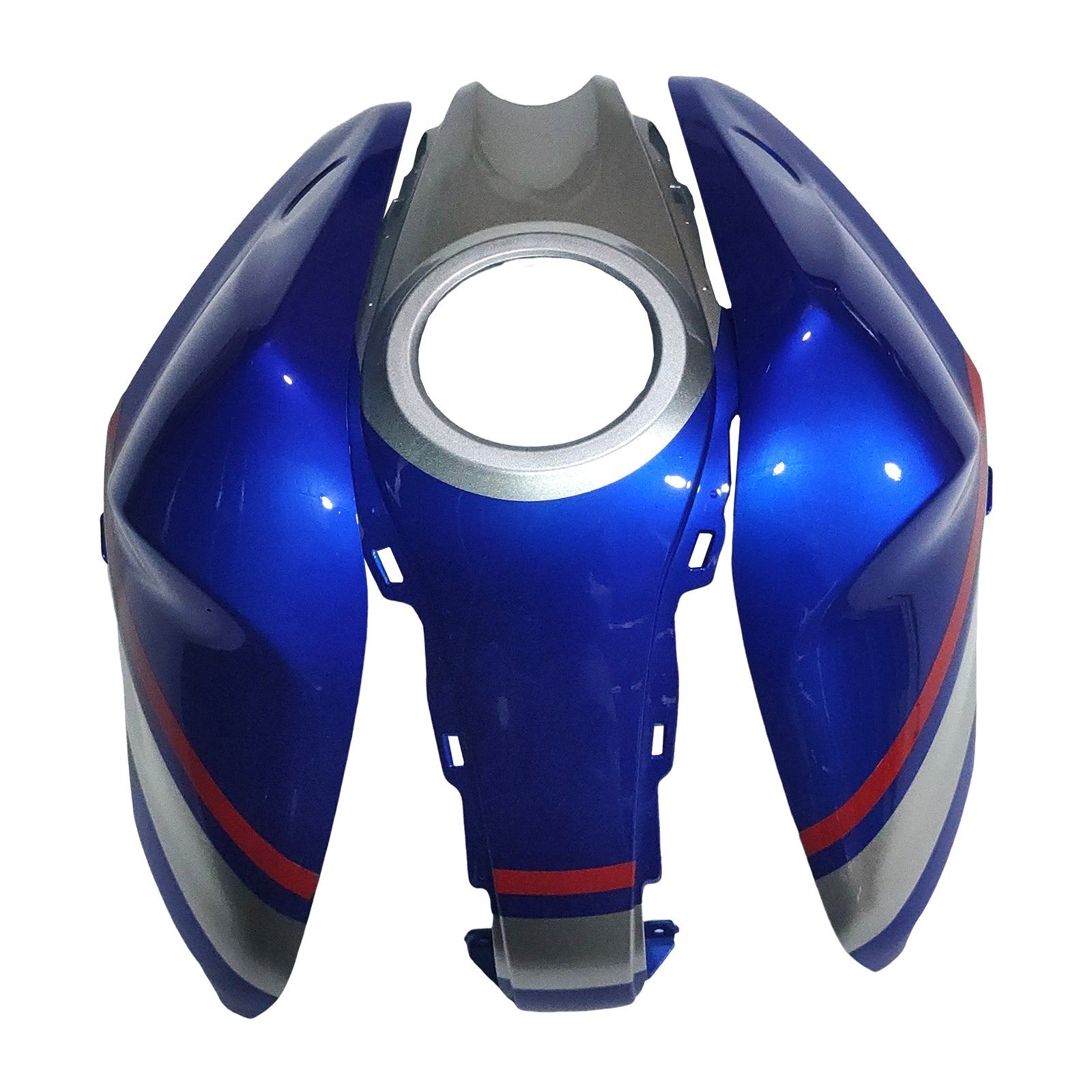 Amotopart Verkleidungsset Yamaha 2014–2018 YZF R3 & 2015–2017 YZF R25 Blau Rot Weiß Verkleidungsset