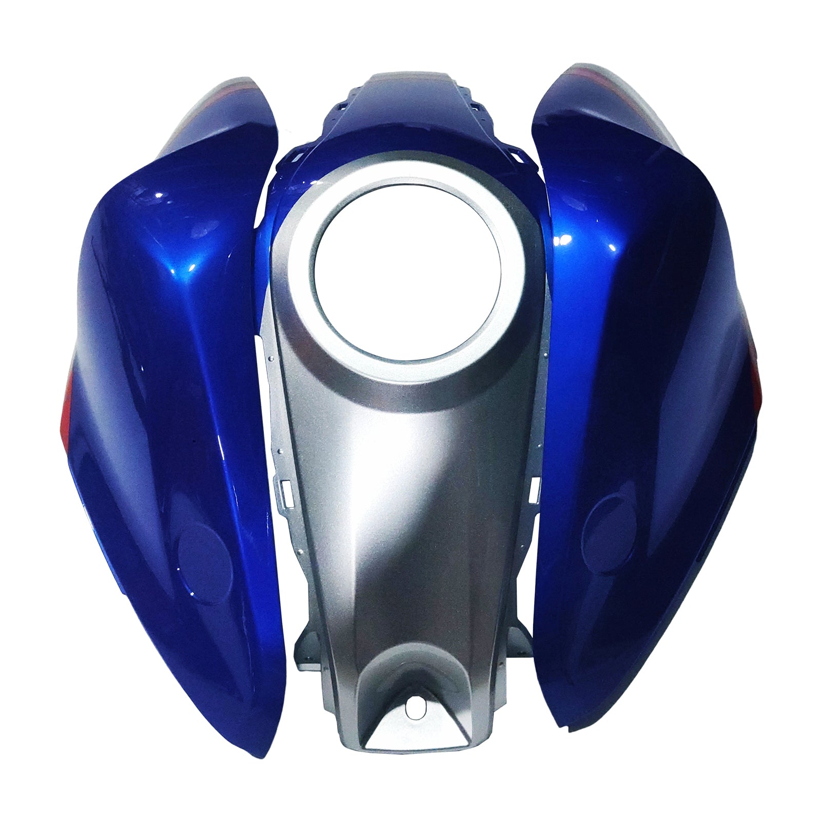 Amotopart Verkleidungsset Yamaha 2014–2018 YZF R3 & 2015–2017 YZF R25 Blau Rot Weiß Verkleidungsset