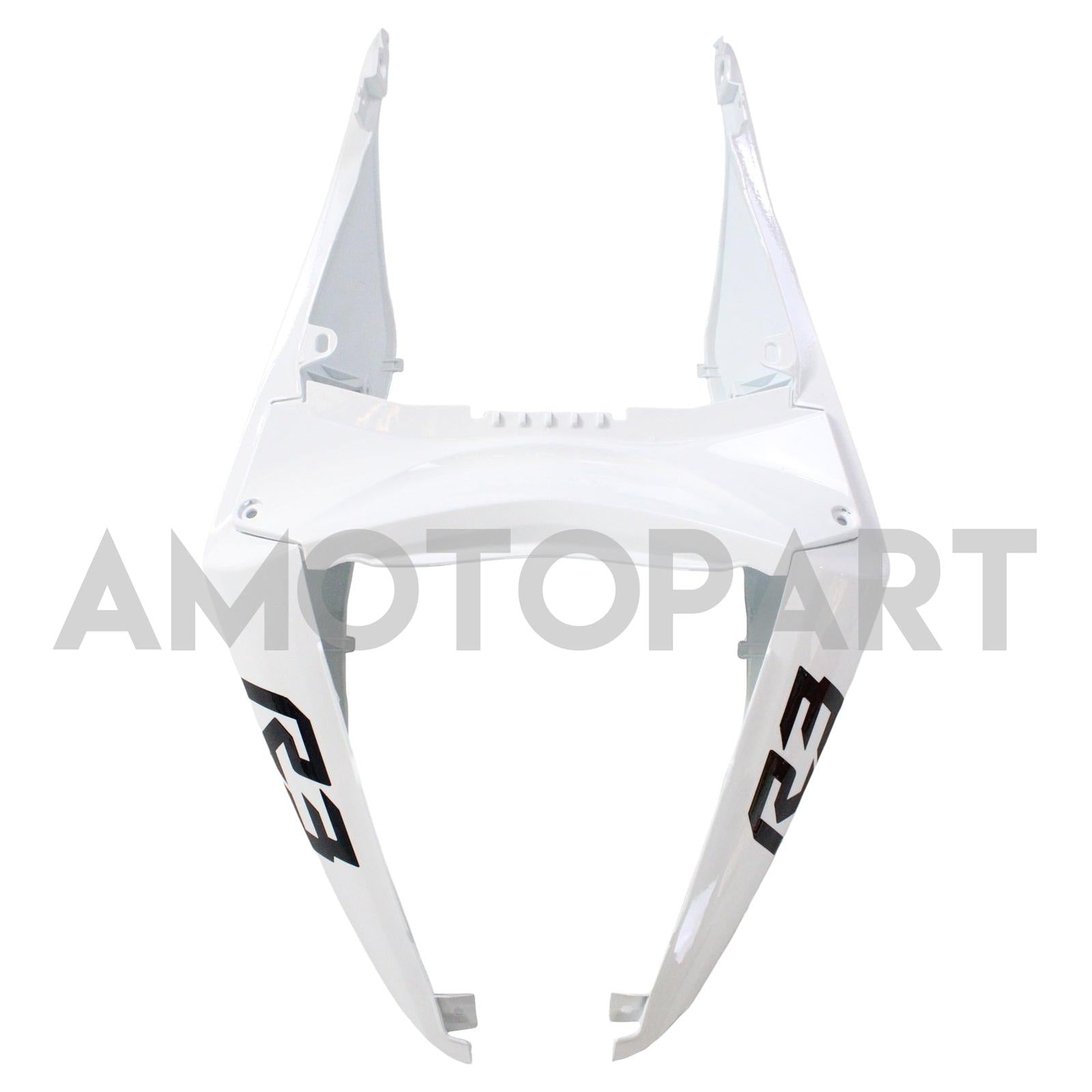 Amotopart Fairing Kit Yamaha 2014-2018 YZF R3 & 2015-2017 YZF R25 White Fairing Kit