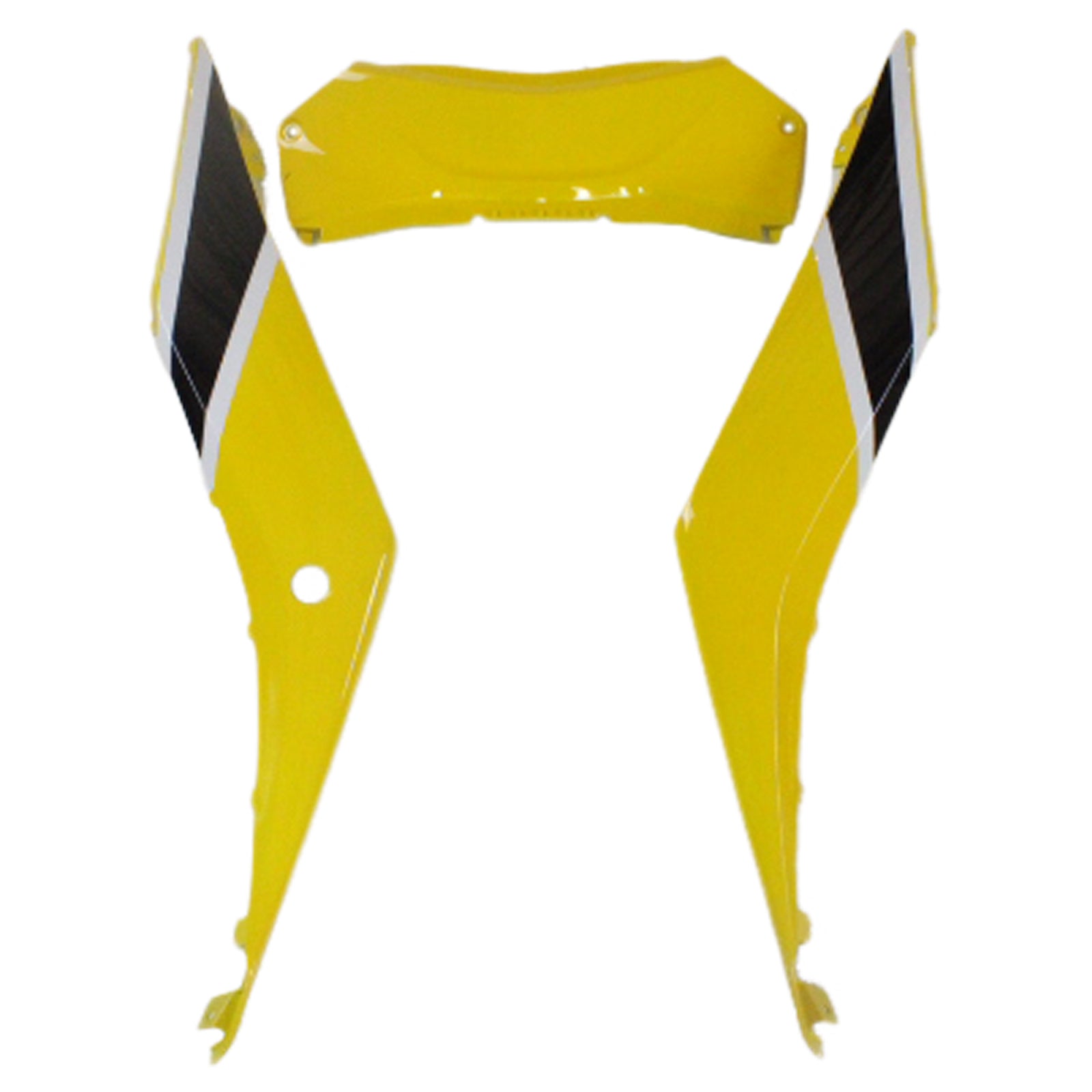 Amotopart Fairing Kit Yamaha 2014-2018 YZF R3 & 2015-2017 YZF R25 Black Yellow Mix Fairing Kit