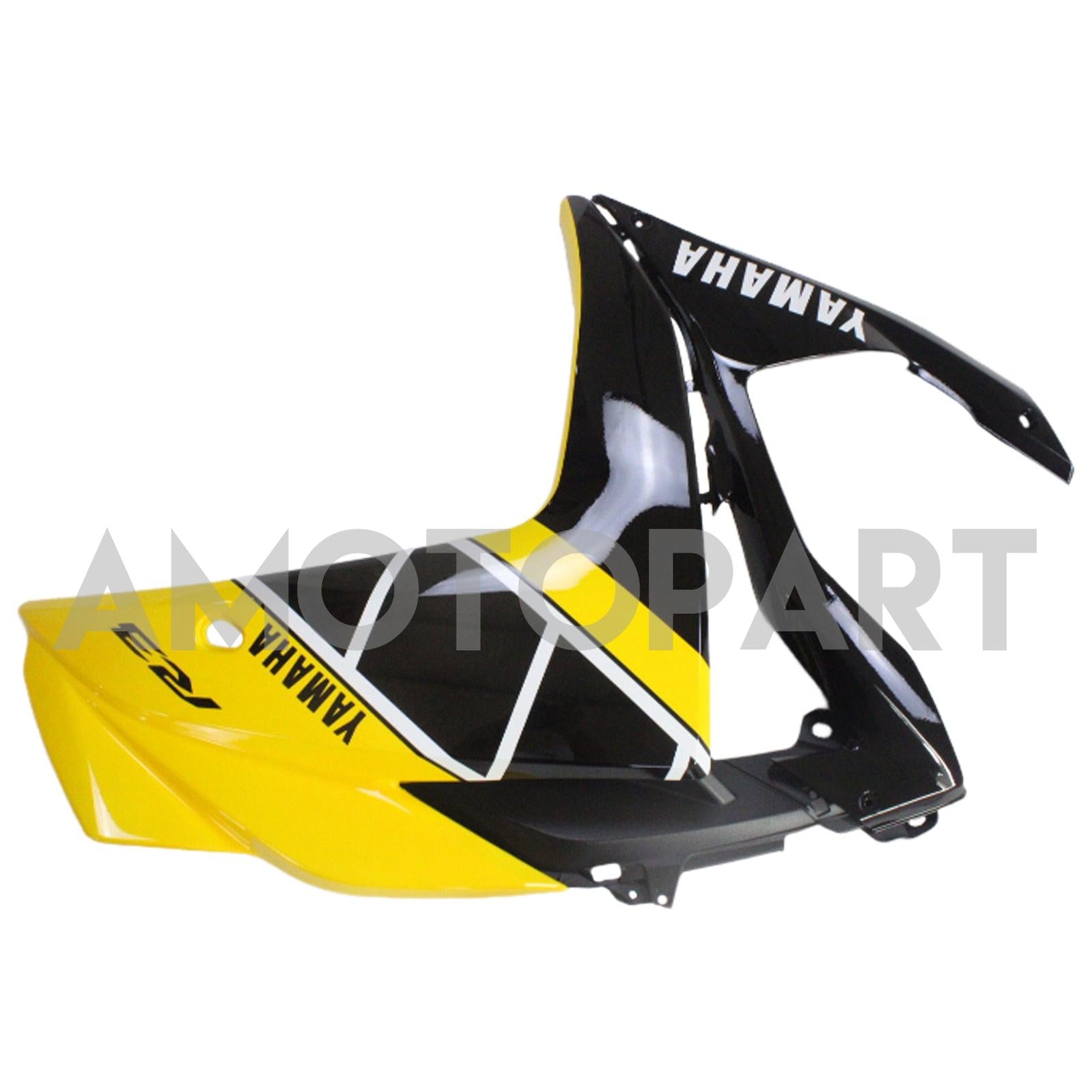 Amotopart Fairing Kit Yamaha 2014-2018 YZF R3 og 2015-2017 YZF R25 Svart gul blanding Fairing Kit