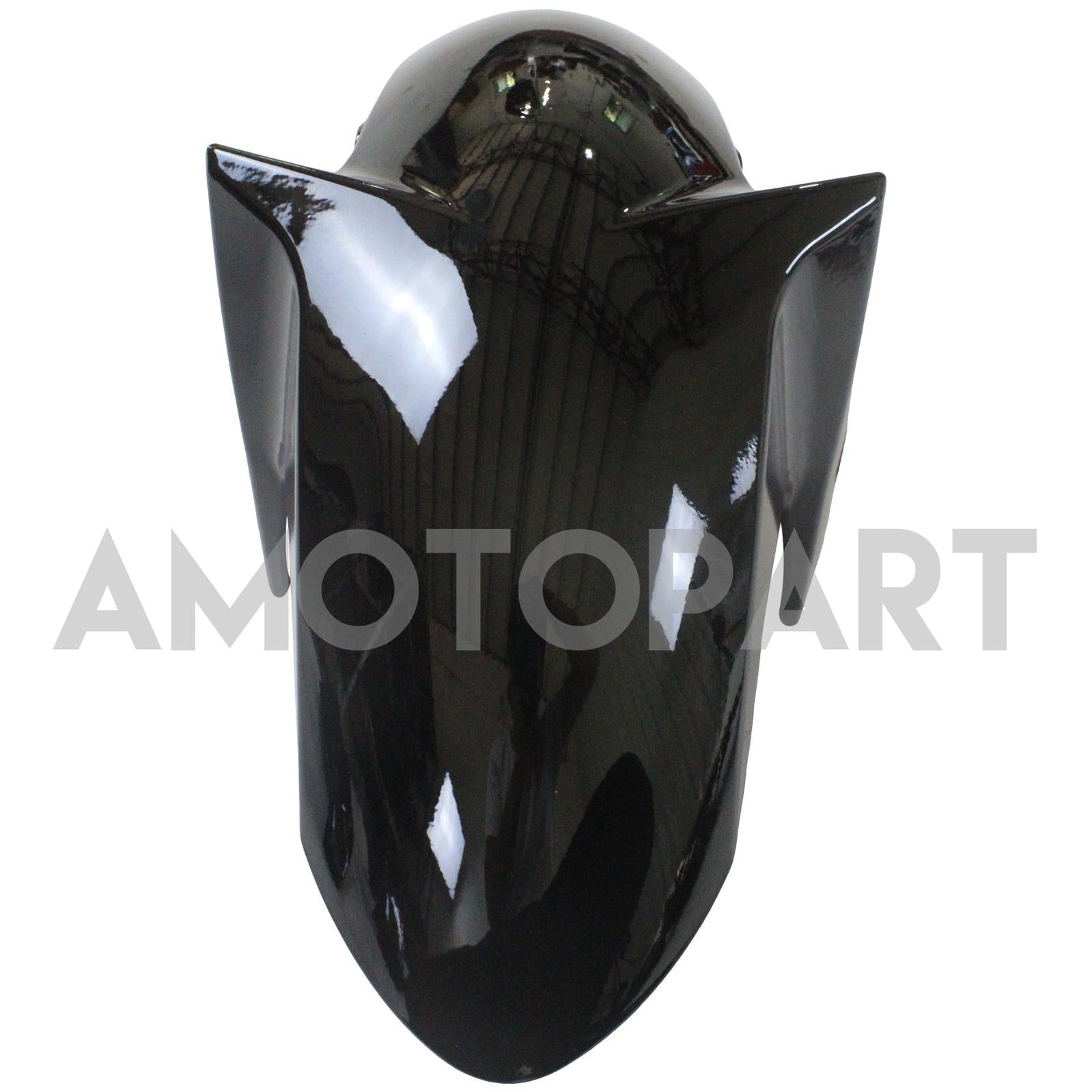 Amotopart Yamaha YZF-R3 2014–2018 R25 2015–2017 Schwarz&Rotes Style2-Verkleidungskit