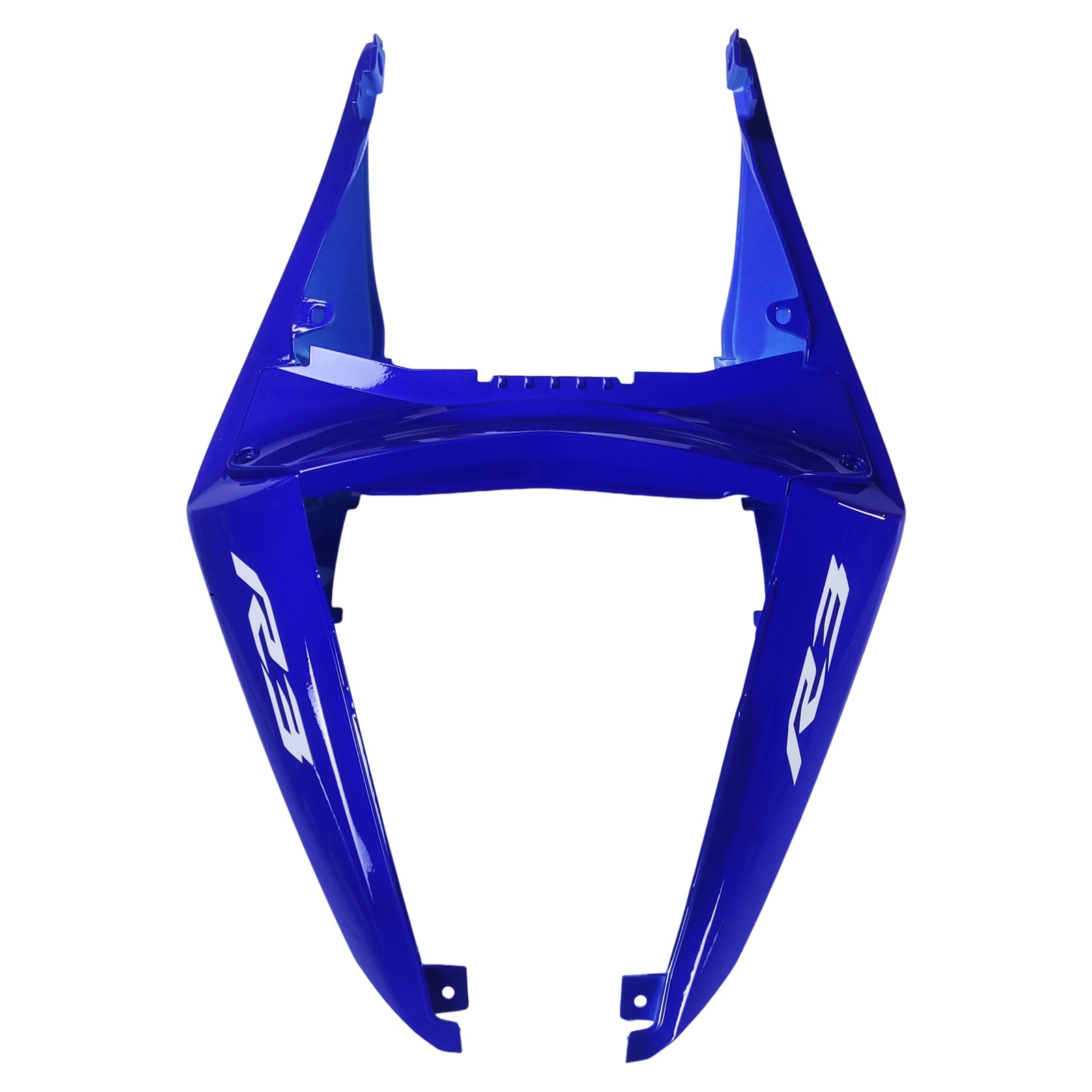 Amotopart Yamaha YZF-R3 2014-2018 R25 2015-2017 Zestaw Blue & White Fairing